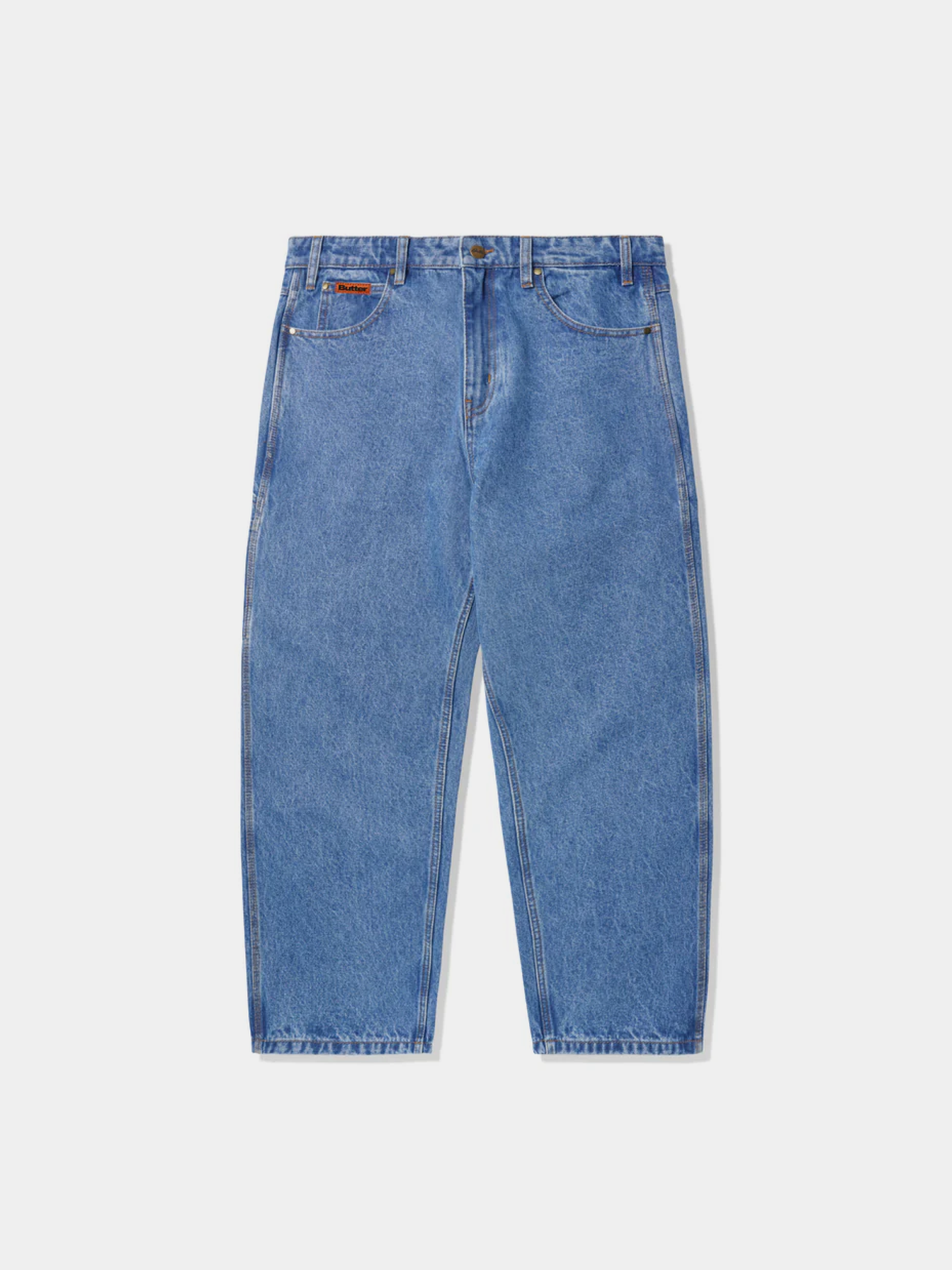 Джинсы Butter Goods Baggy Denim Washed Indigo