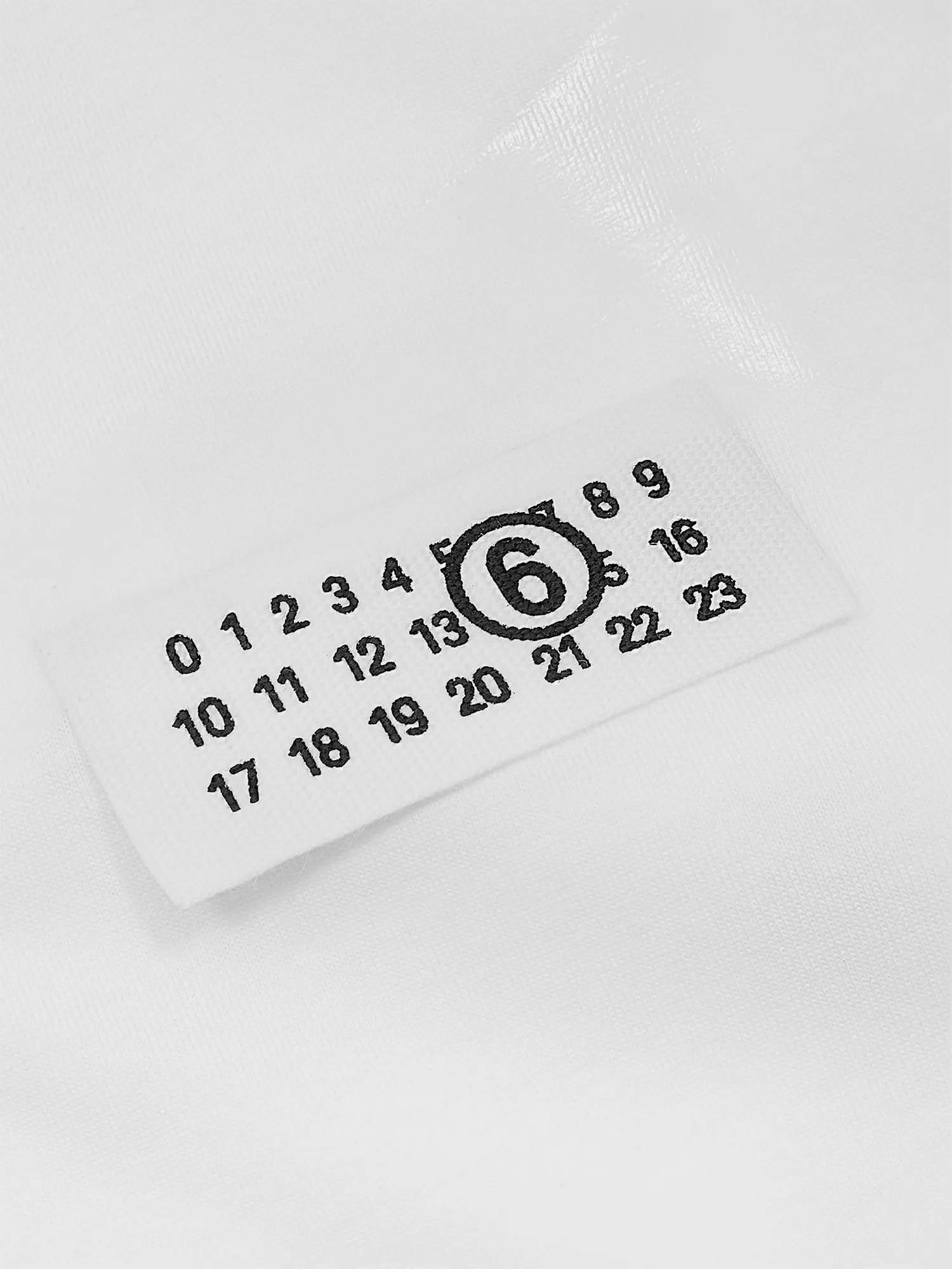 Футболка MM6 Maison Margiela Tape Logo White
