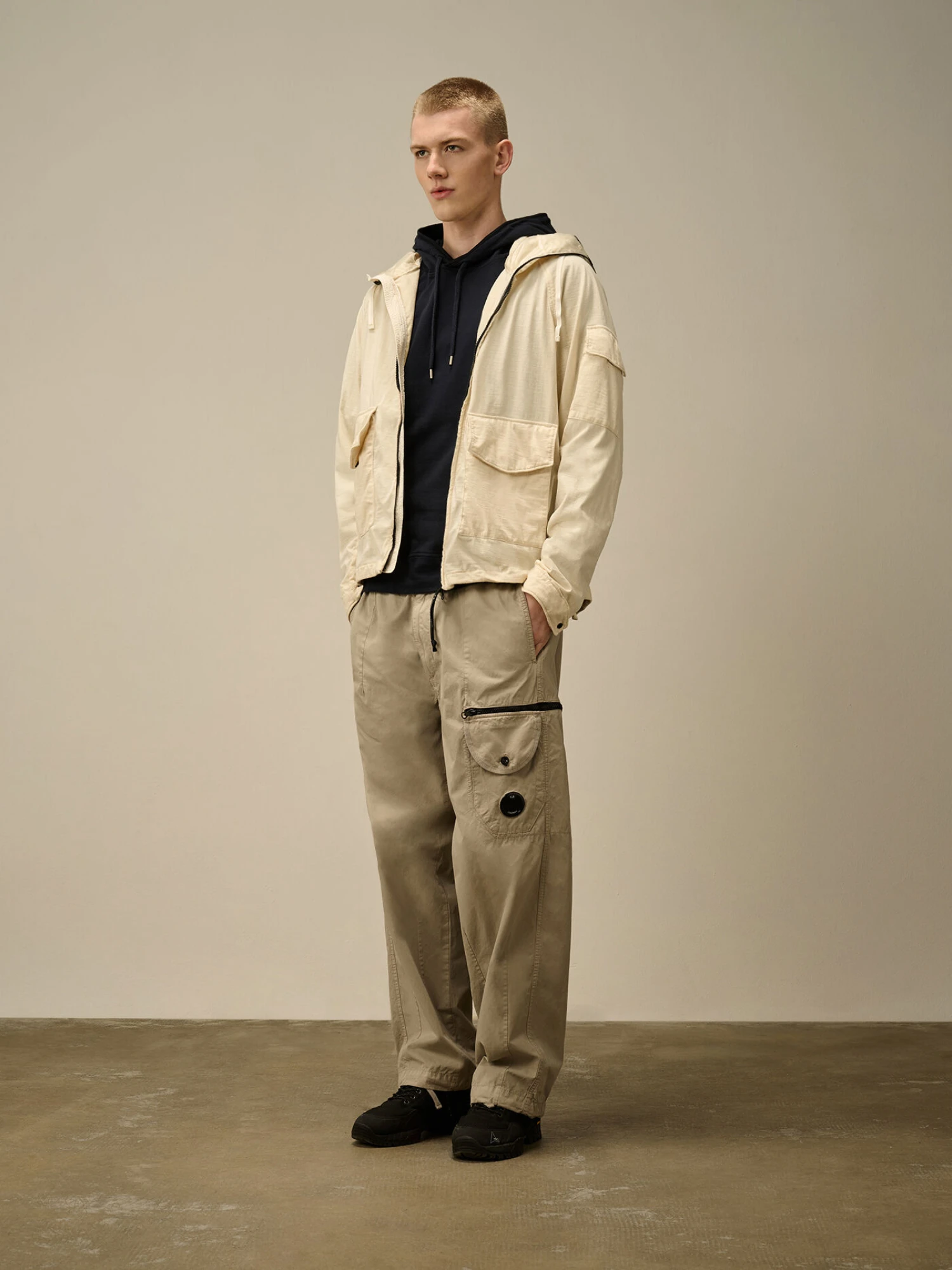 Ветровка C.P. Company Knitted Nylon Jersey Explorer Pistachio Shell