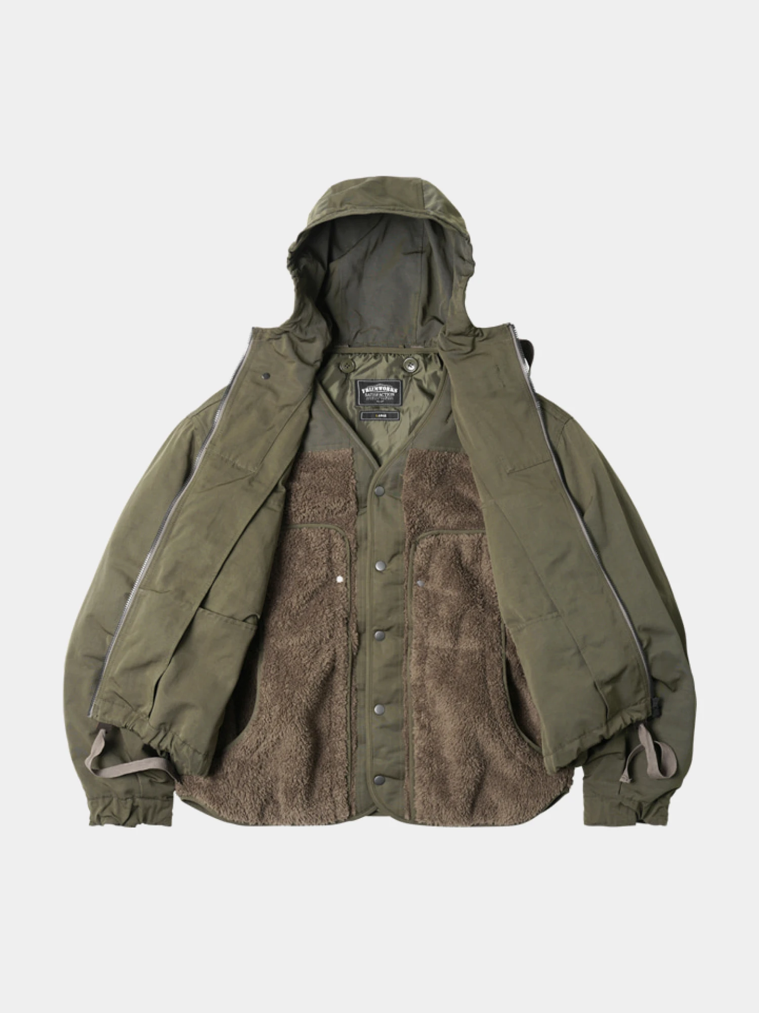 Парка FrizmWORKS Smock Hooded Parka 002 Olive