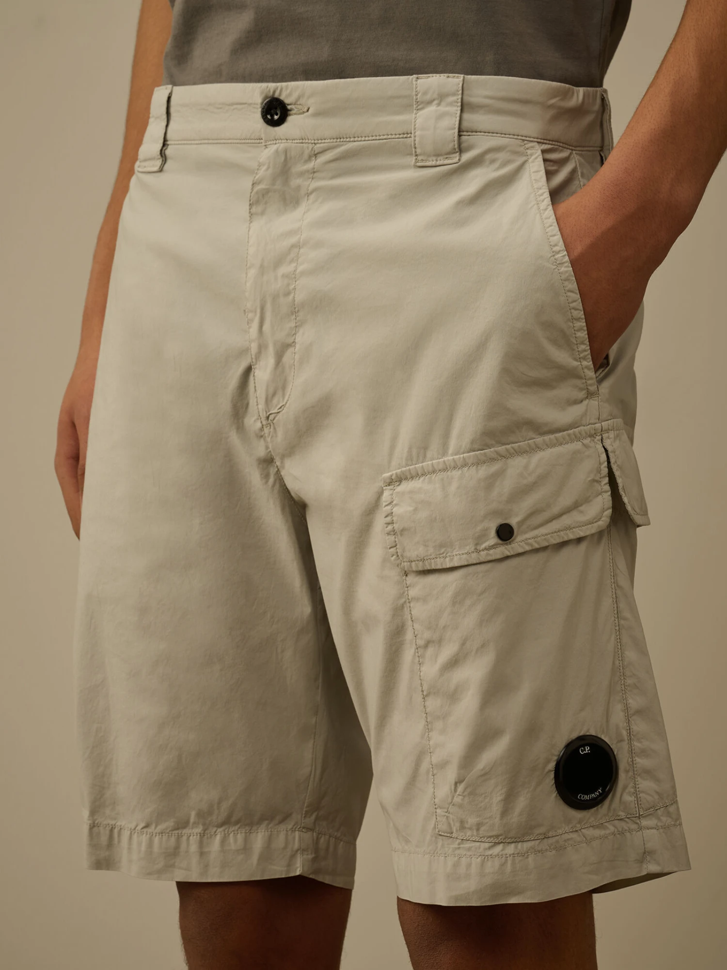 Шорты C.P. Company 50 Fili Stretch Cargo Blue Fox Grey