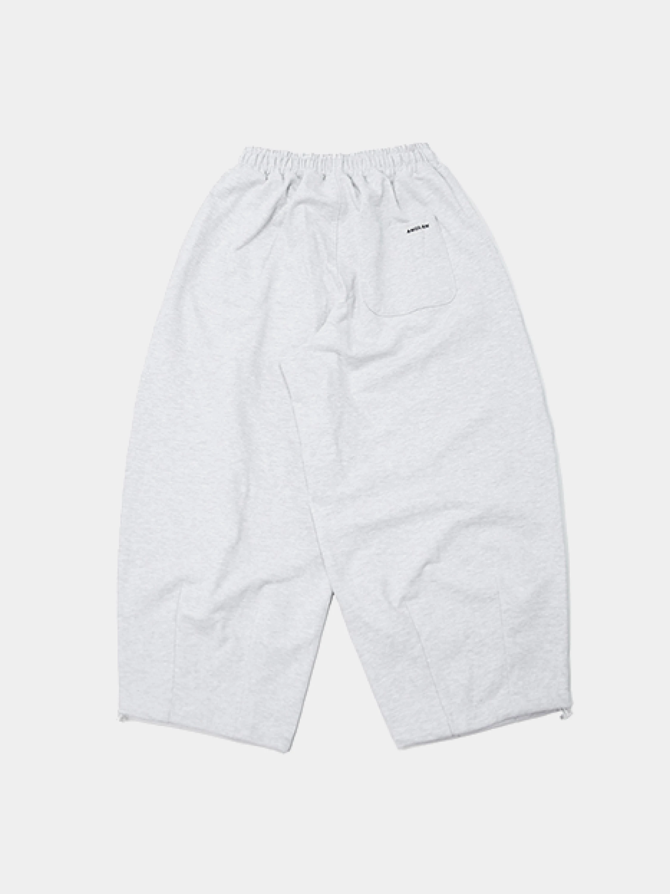 Брюки ANGLAN Wappen Sweat Balloon Pants White Melange