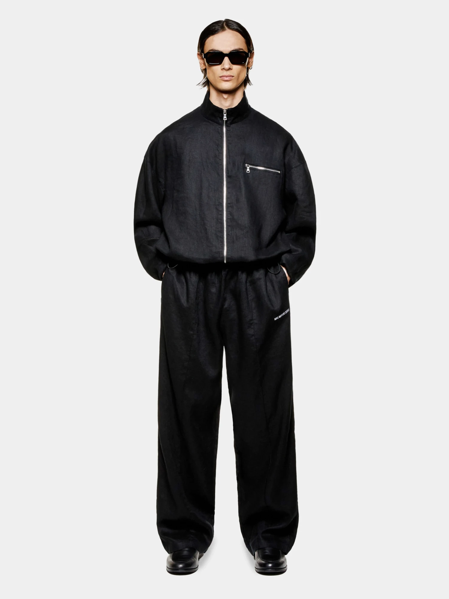 Олимпийка MKI MIYUKI ZOKU Linen Track Black