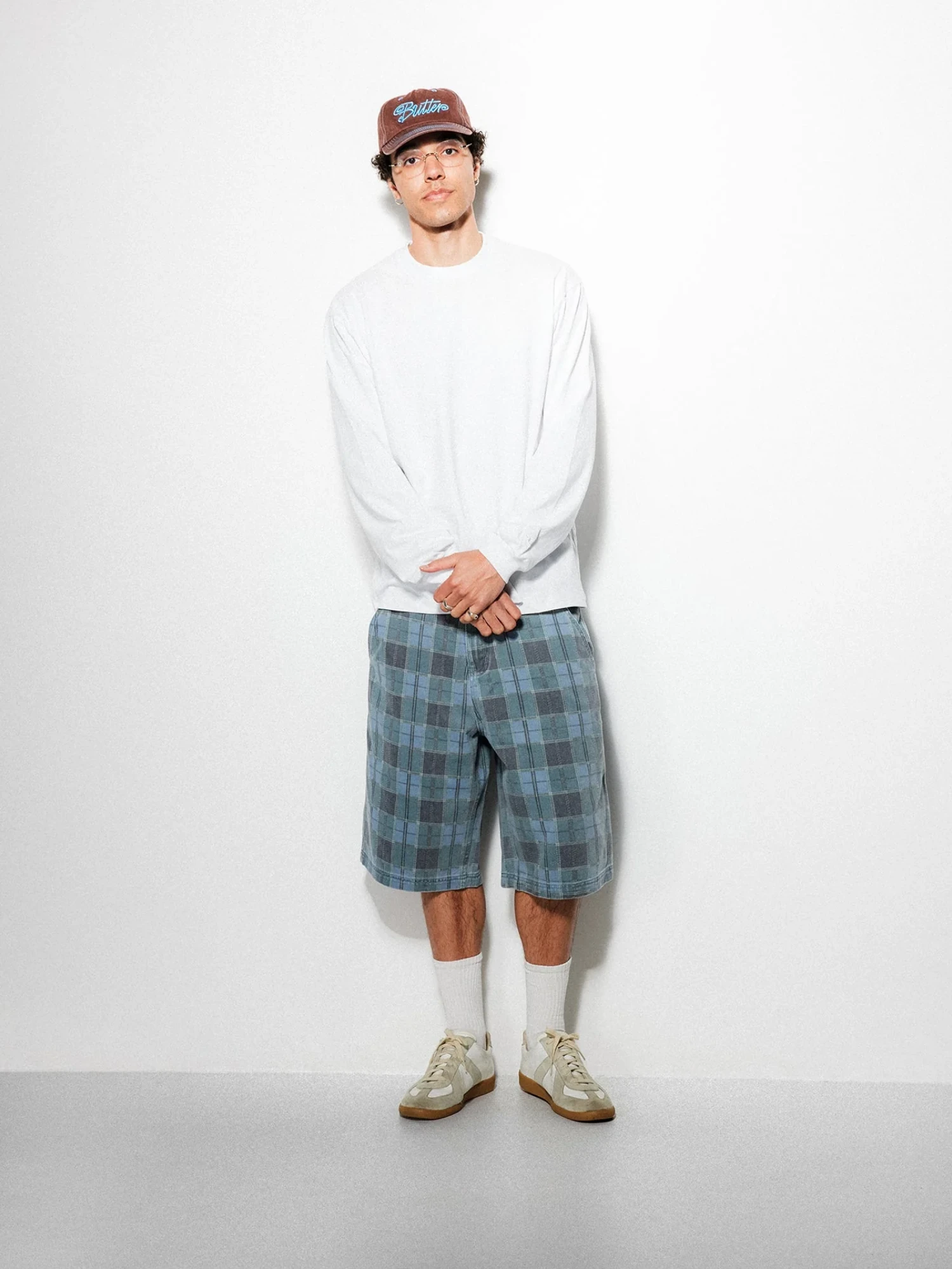 Лонгслив Butter Goods Basic L/S Tee White