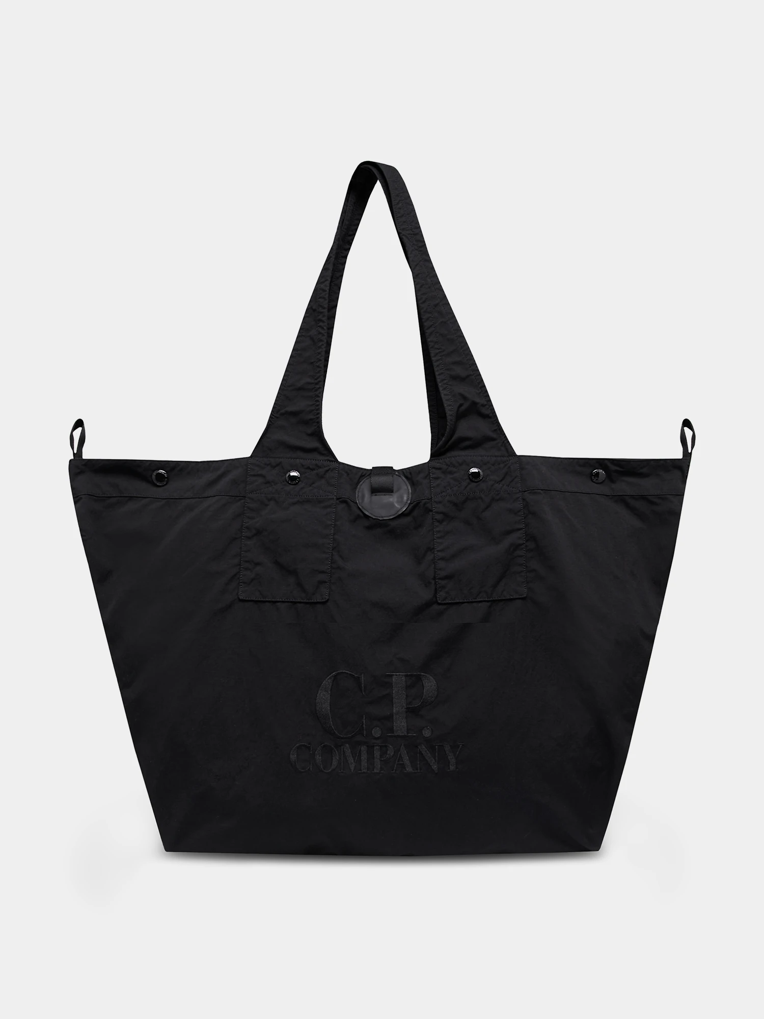 Тоут C.P. Company Twill Left Hand Logo Black