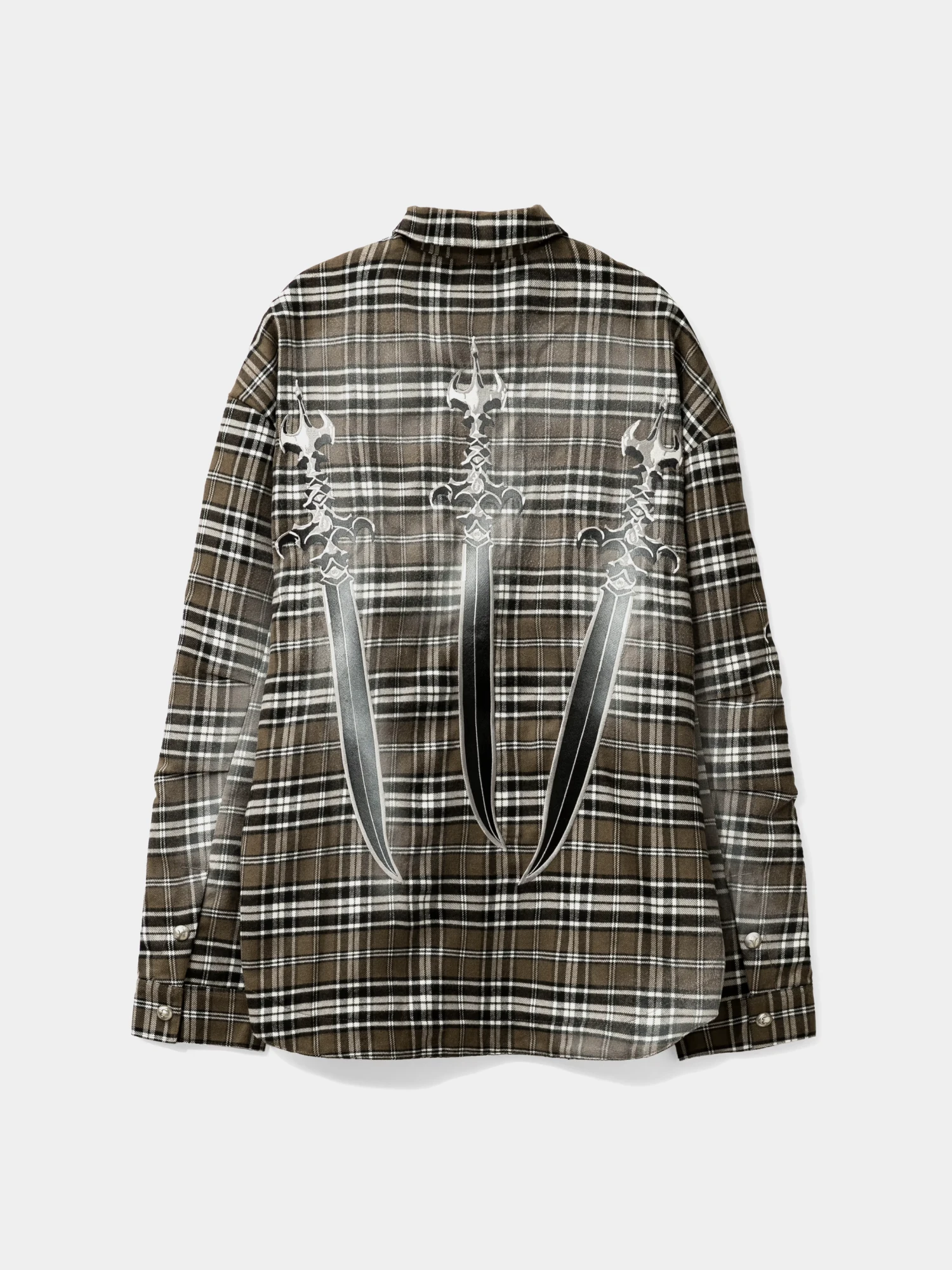 Рубашка Thug Club Arab Sword Flannel Brown