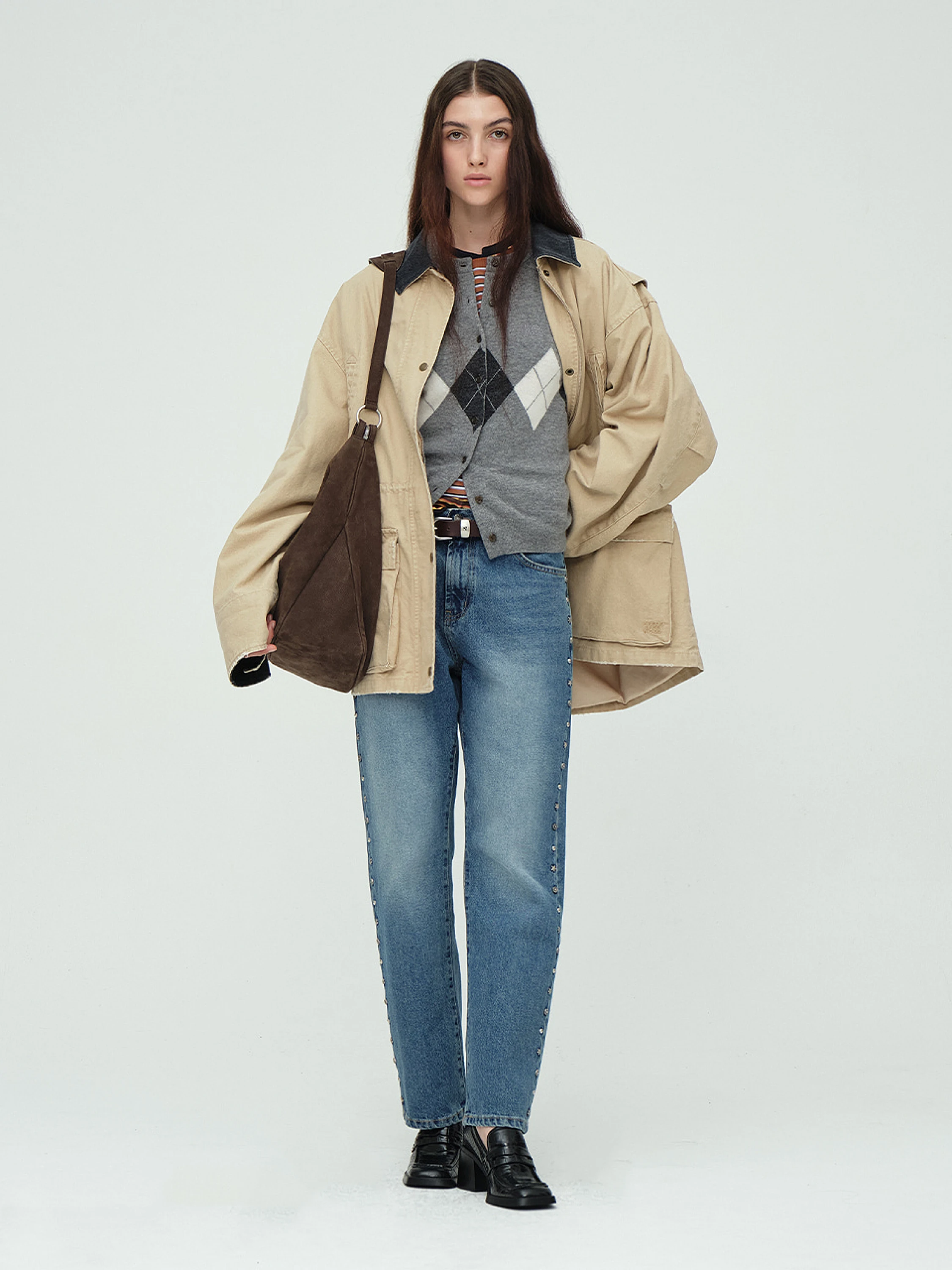 Сумка MARGESHERWOOD Belted Hobo Nubuck Hush