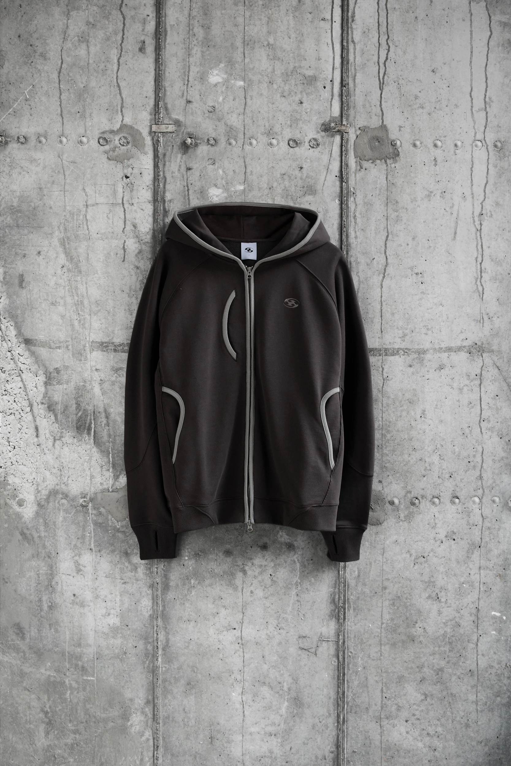 Зип-худи SAN SAN GEAR Hoodie Zip-Up Brown