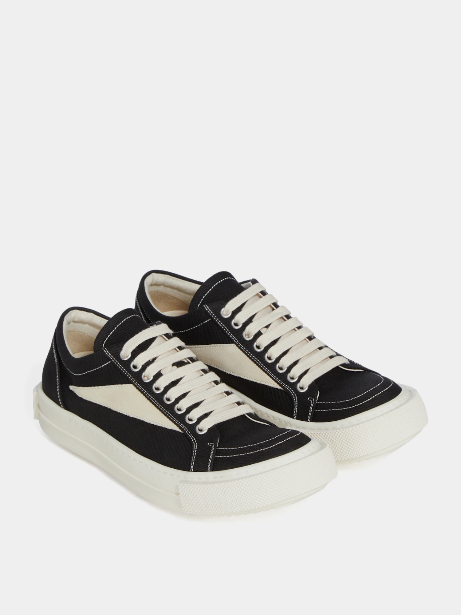 Кеды RICK OWENS DRKSHDW Denim Vintage Black/Milk