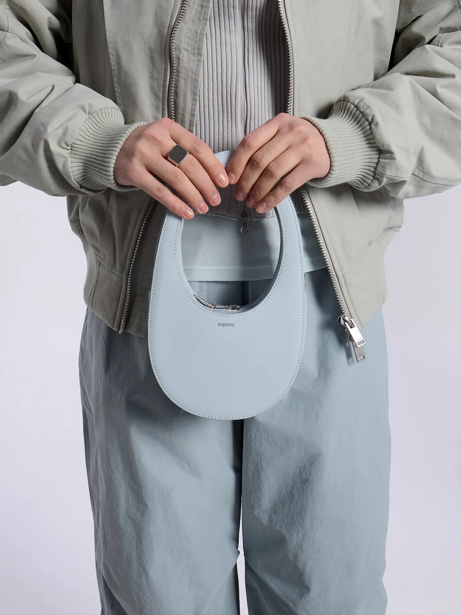 Сумка Coperni Crossbody Mini Swipe Bag Blue