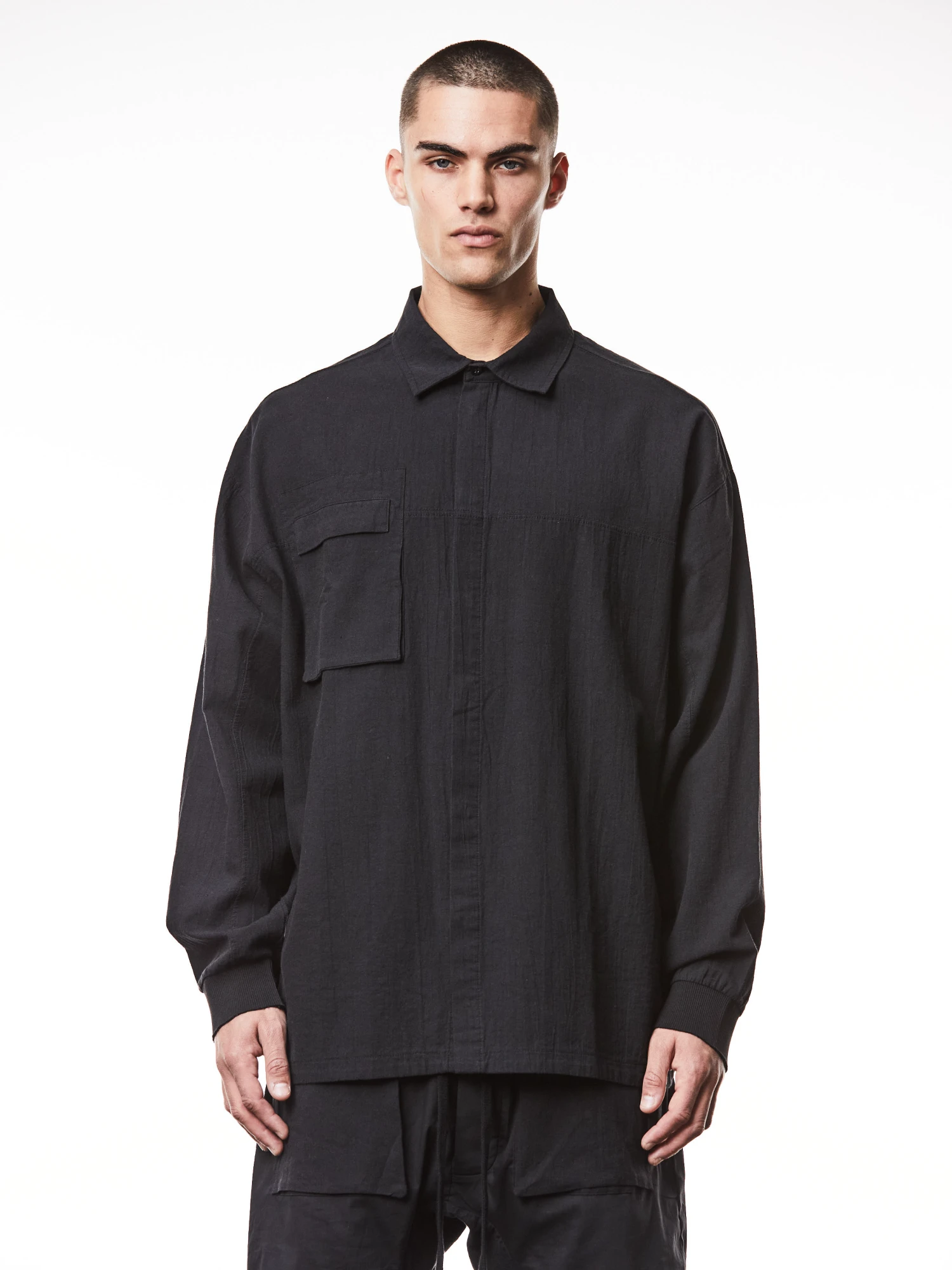 Рубашка thom/krom M H 159 Black