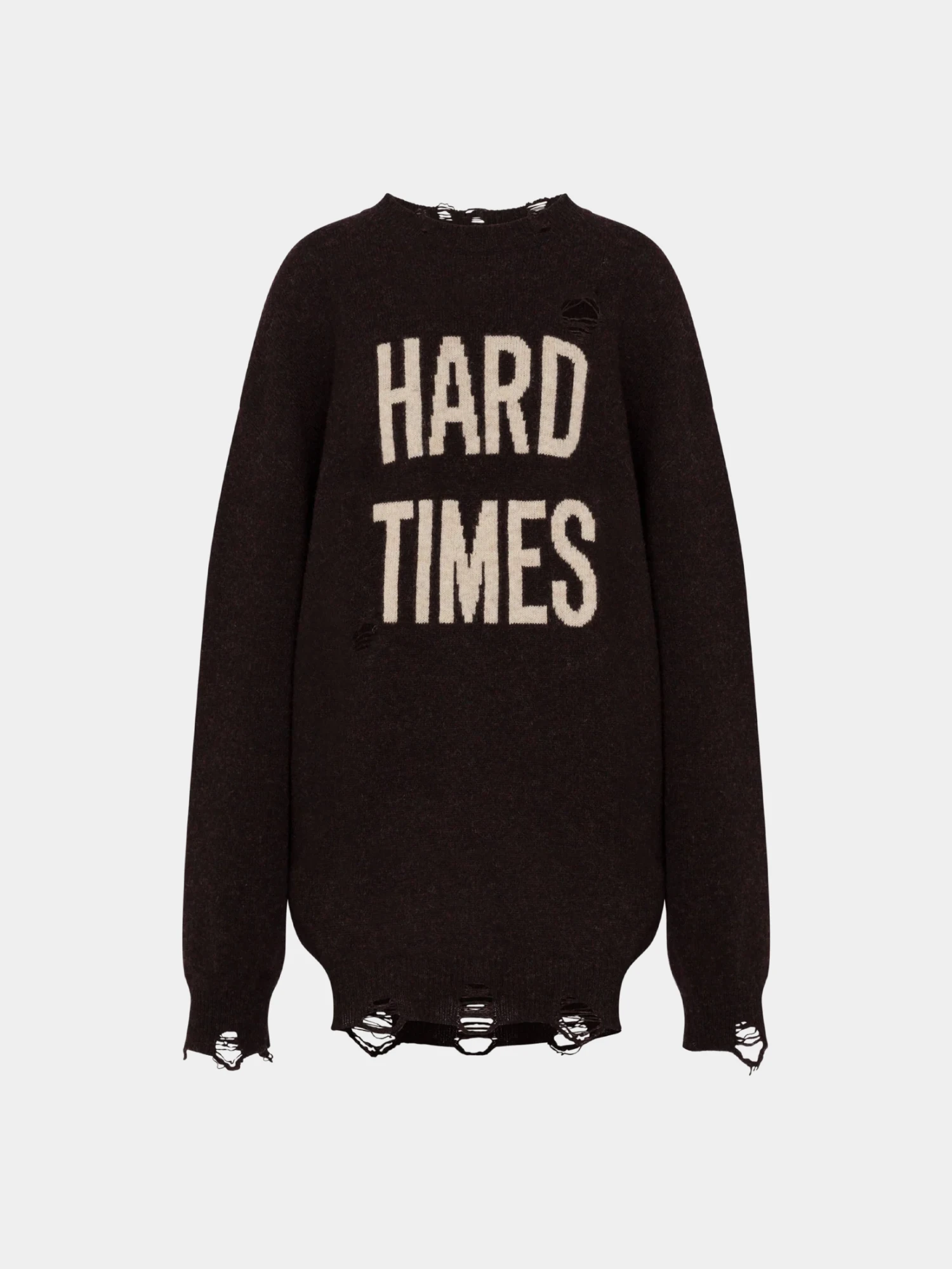 Женский пуловер MOSCHINO Hard Times Brown