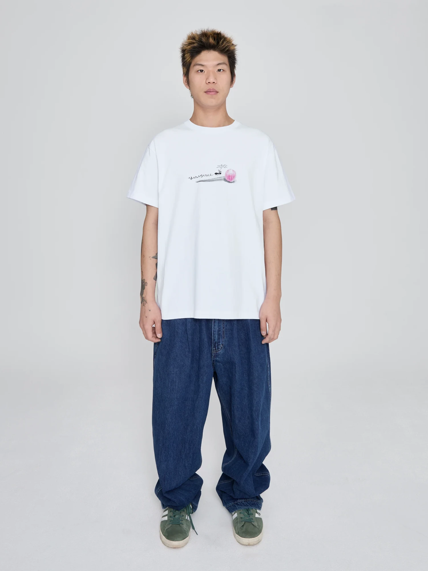 Футболка YESEYESEE Anthill Logo Tee White