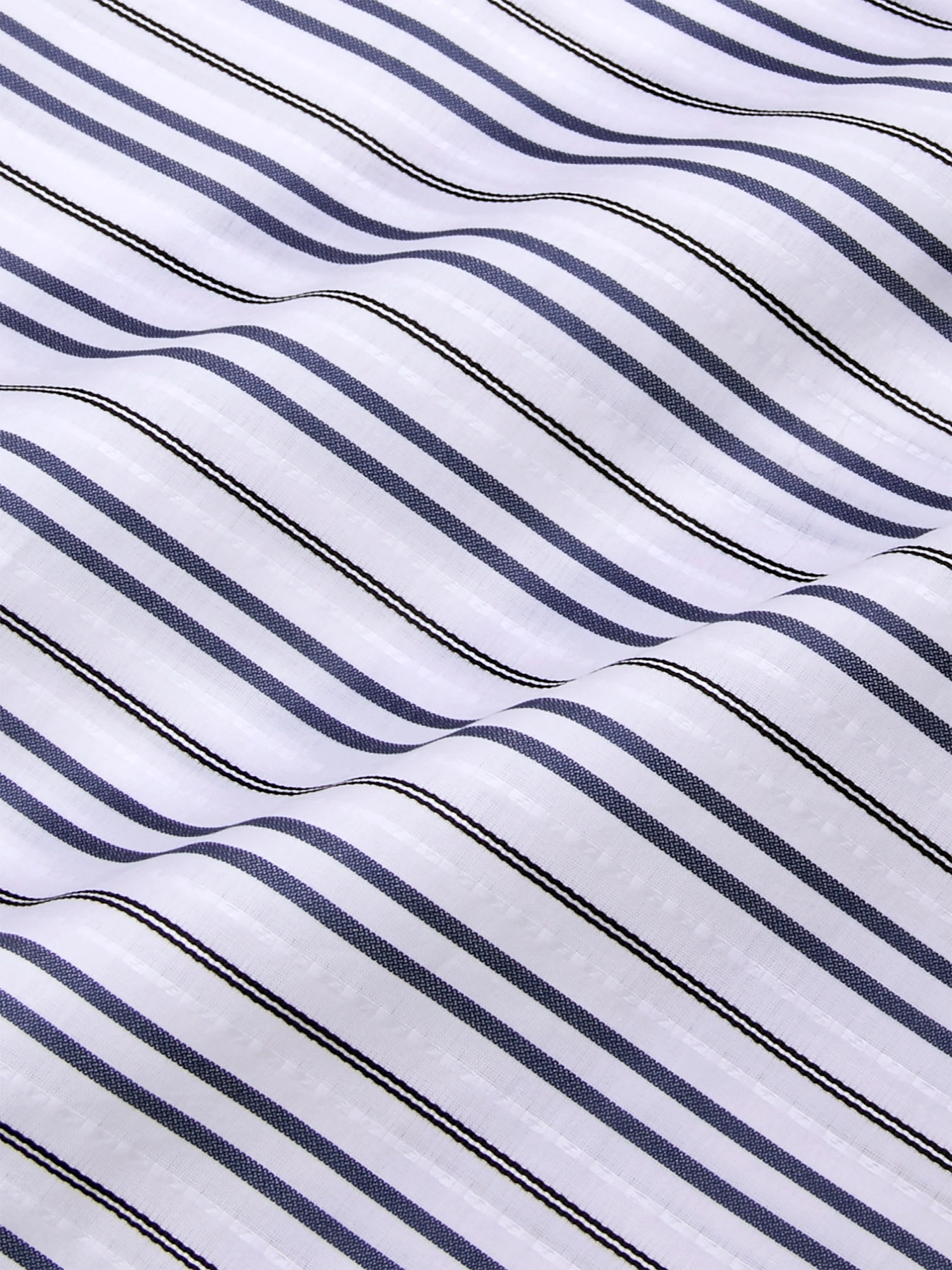 Рубашка Marine Serre Regenerated Striped Poplin Off White