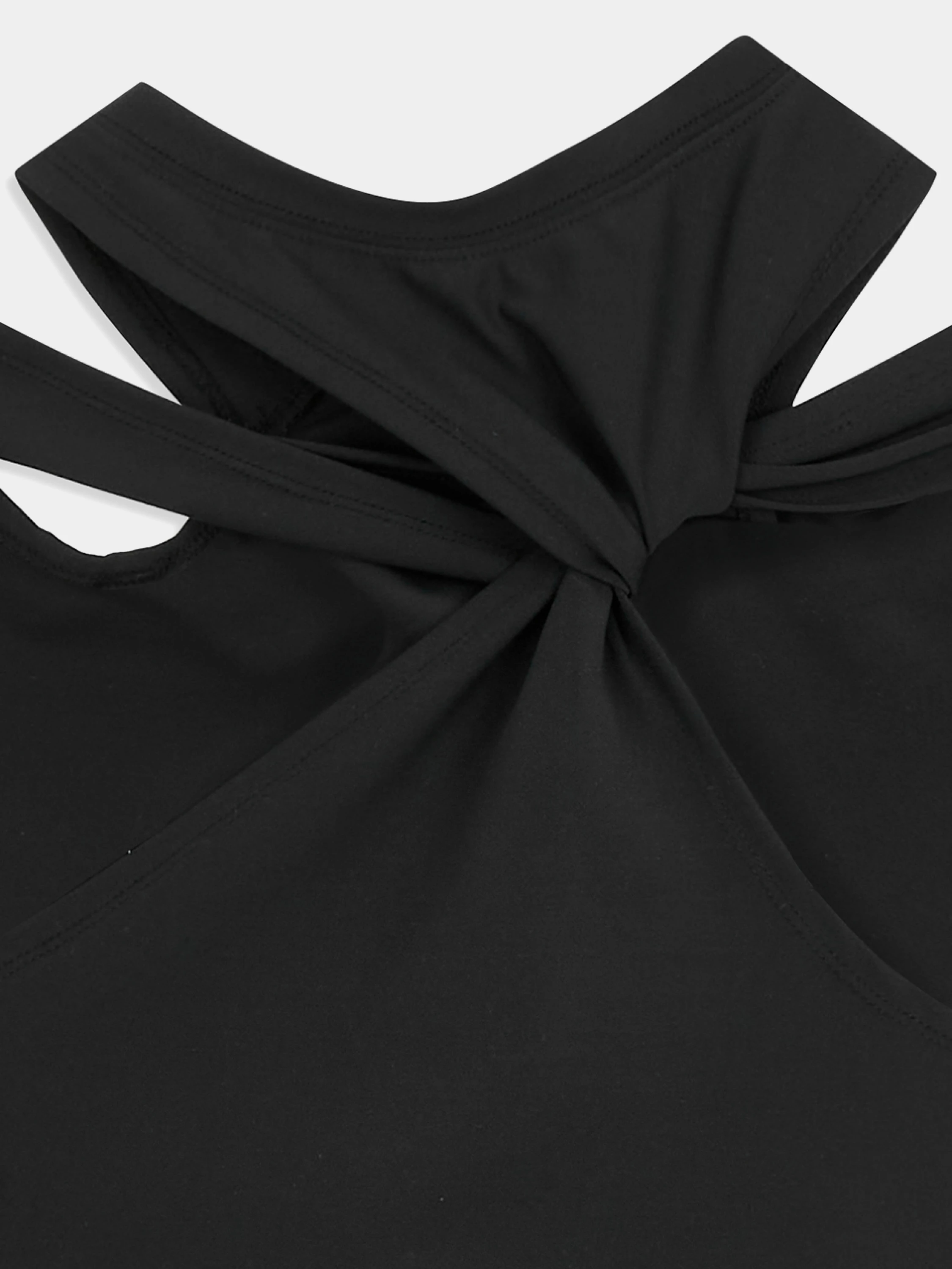 Женский топ OPEN YY Twisted Cut-Out Top Black