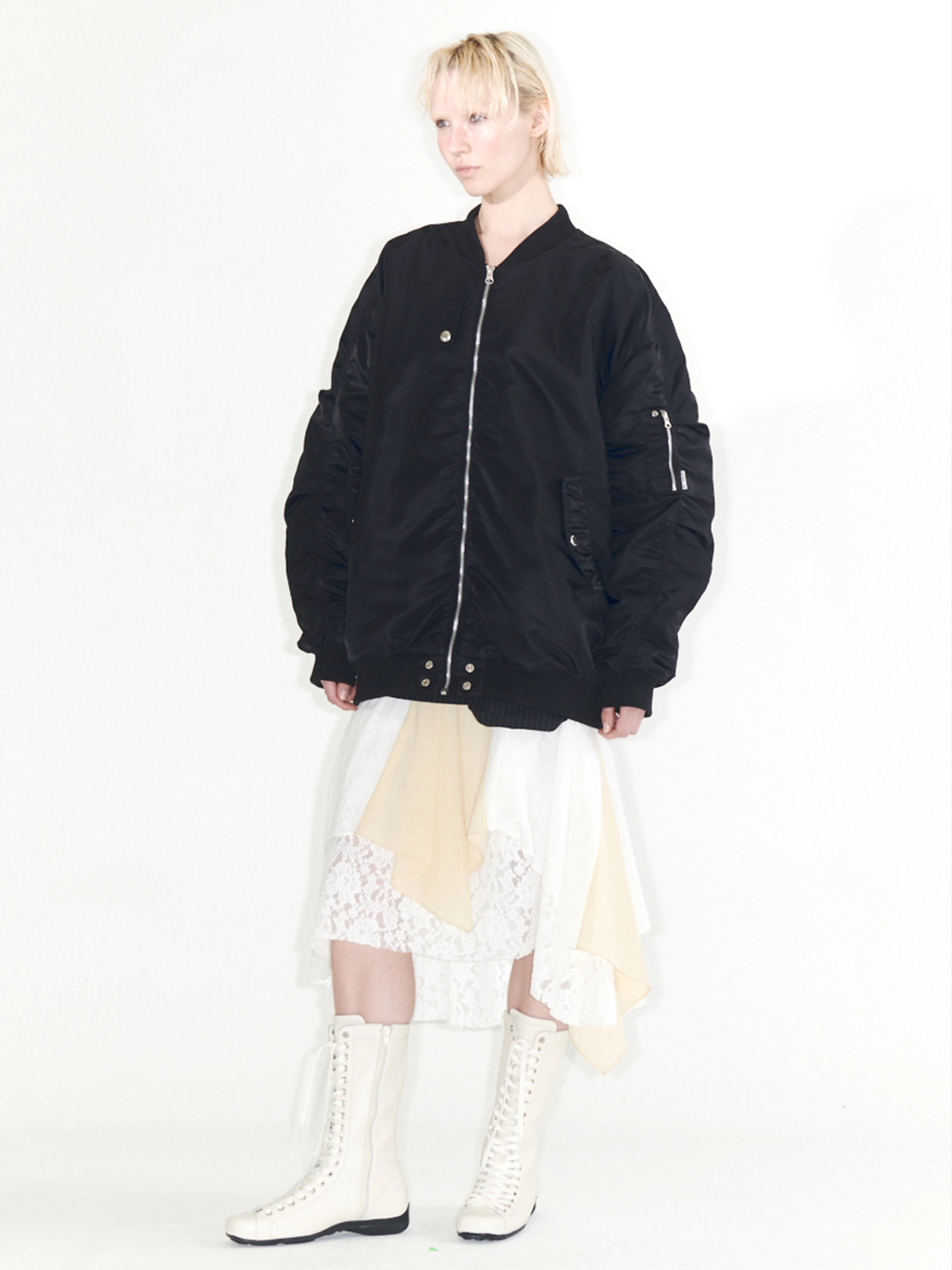 Женский бомбер OPEN YY Oversized MA1 Black