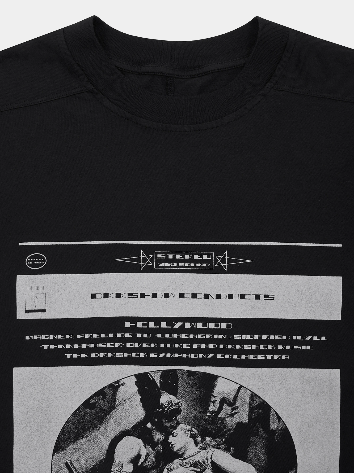 Футболка RICK OWENS DRKSHDW Walrus Black/Pearl