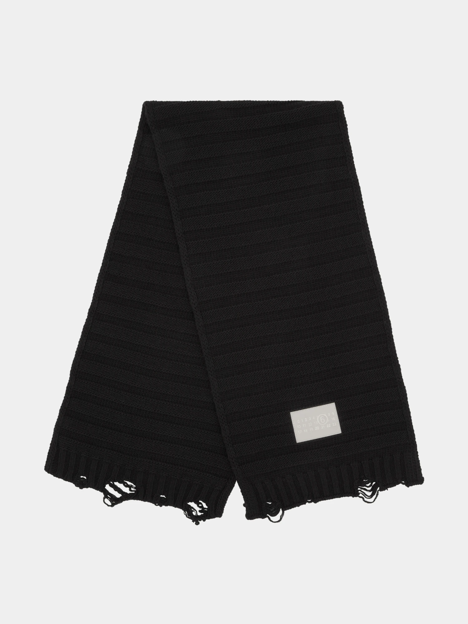 Шарф MM6 Maison Margiela Wool Blend Black