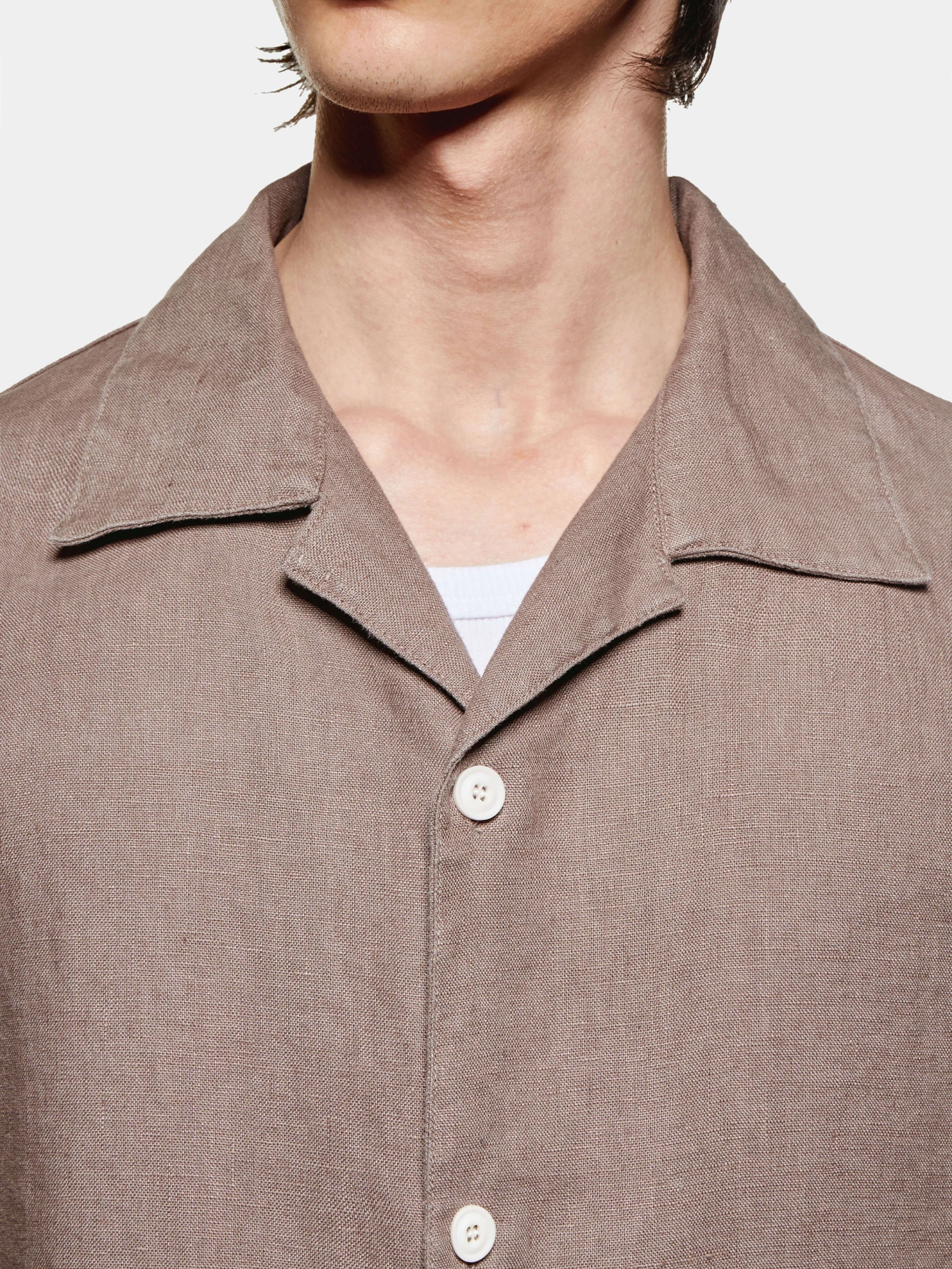 Рубашка MKI MIYUKI ZOKU Linen Vacation Mushroom