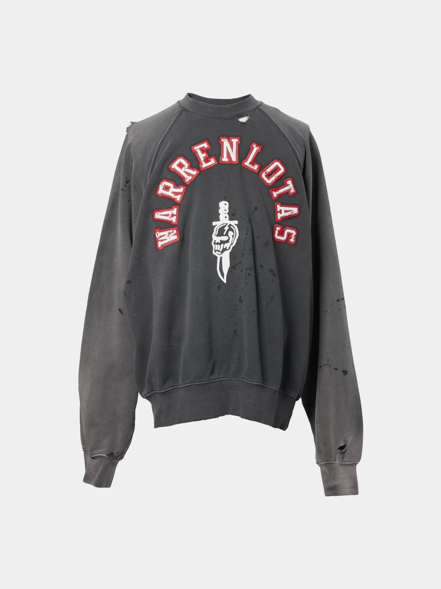 Свитшот WARREN LOTAS Raglan Crewneck Black