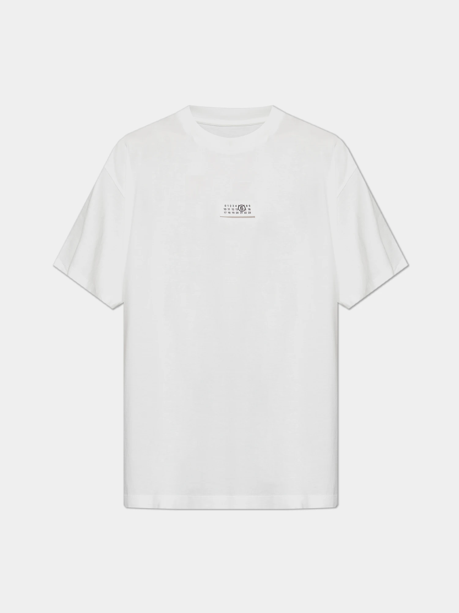 Футболка MM6 Maison Margiela Numeric Cotton White