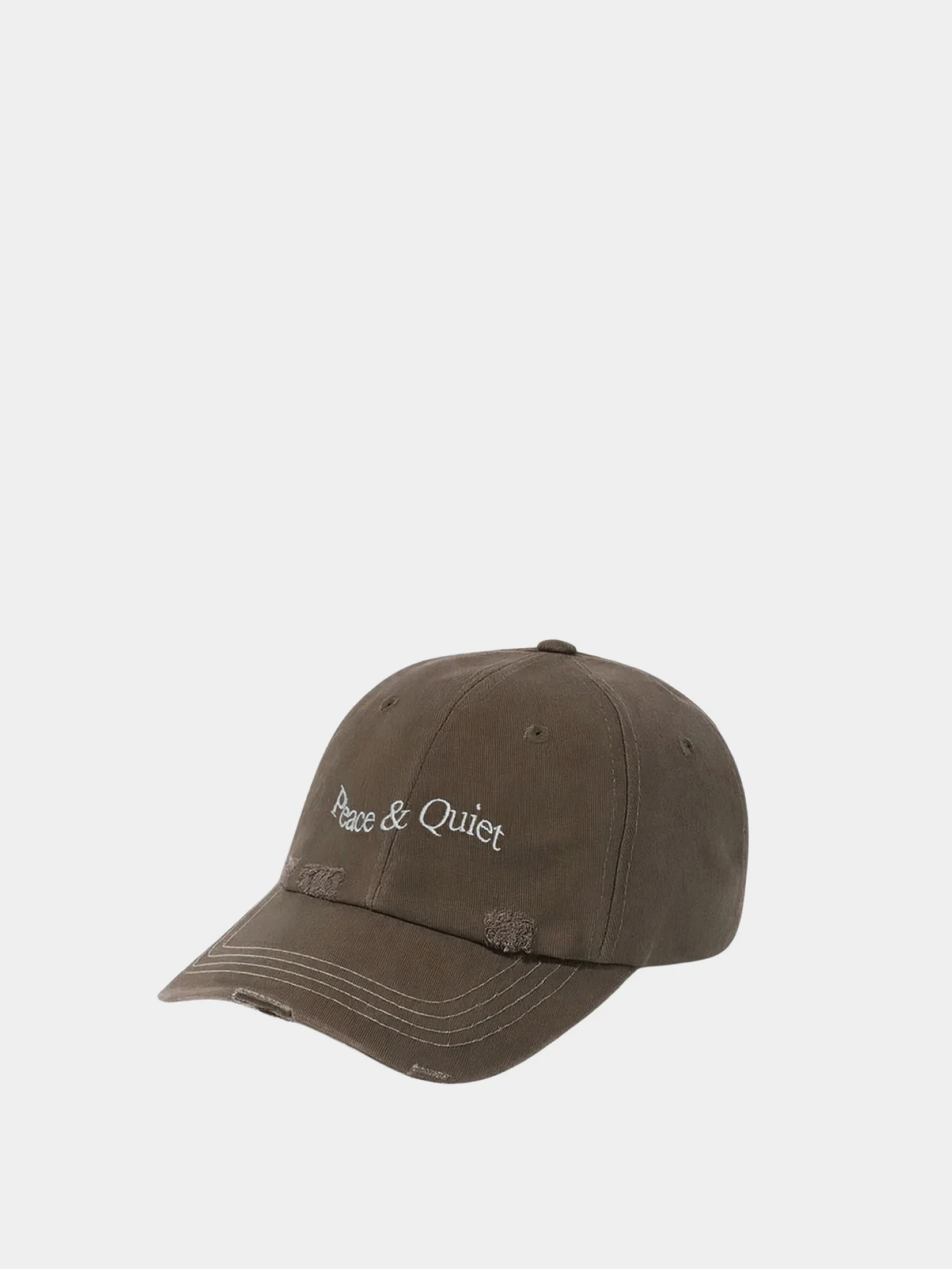 Кепка MUSEUM OF PEACE & QUIET WORDMARK REVERSE STITCHED Brown