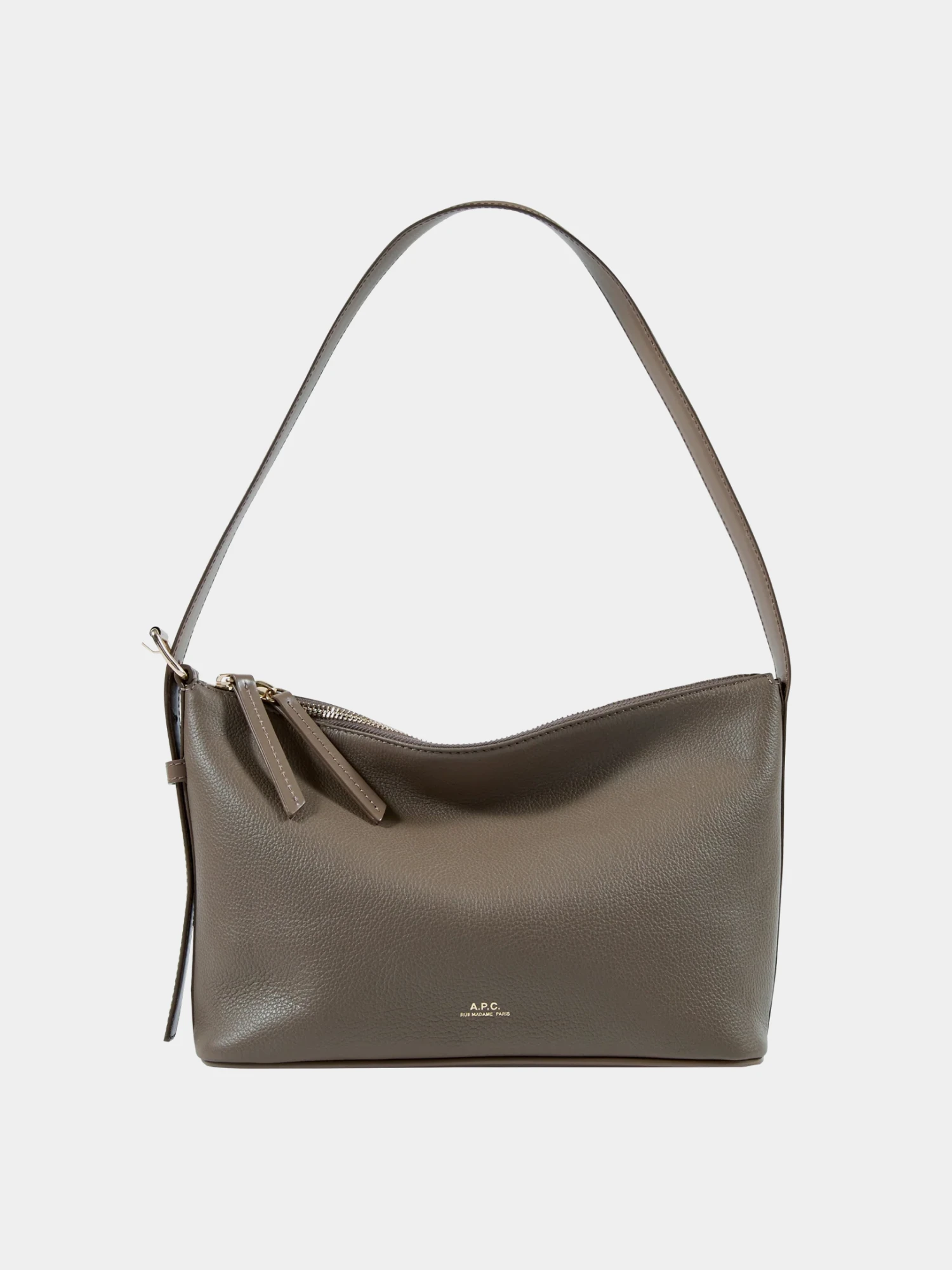 Сумка A.P.C. Vera Shoulder Grained Leather Dark Taupe