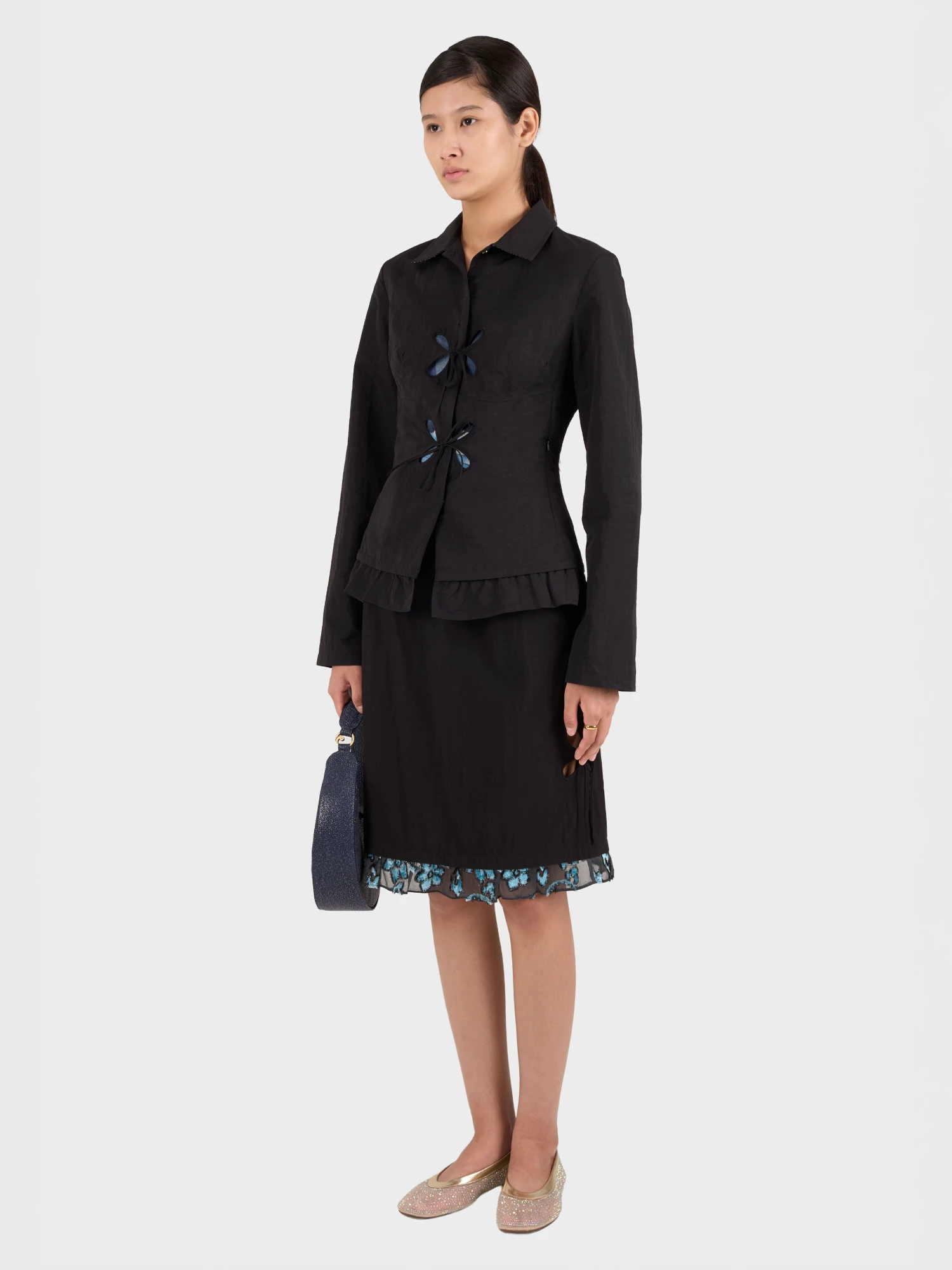 Женская юбка J.KIM Anechka Petal Black