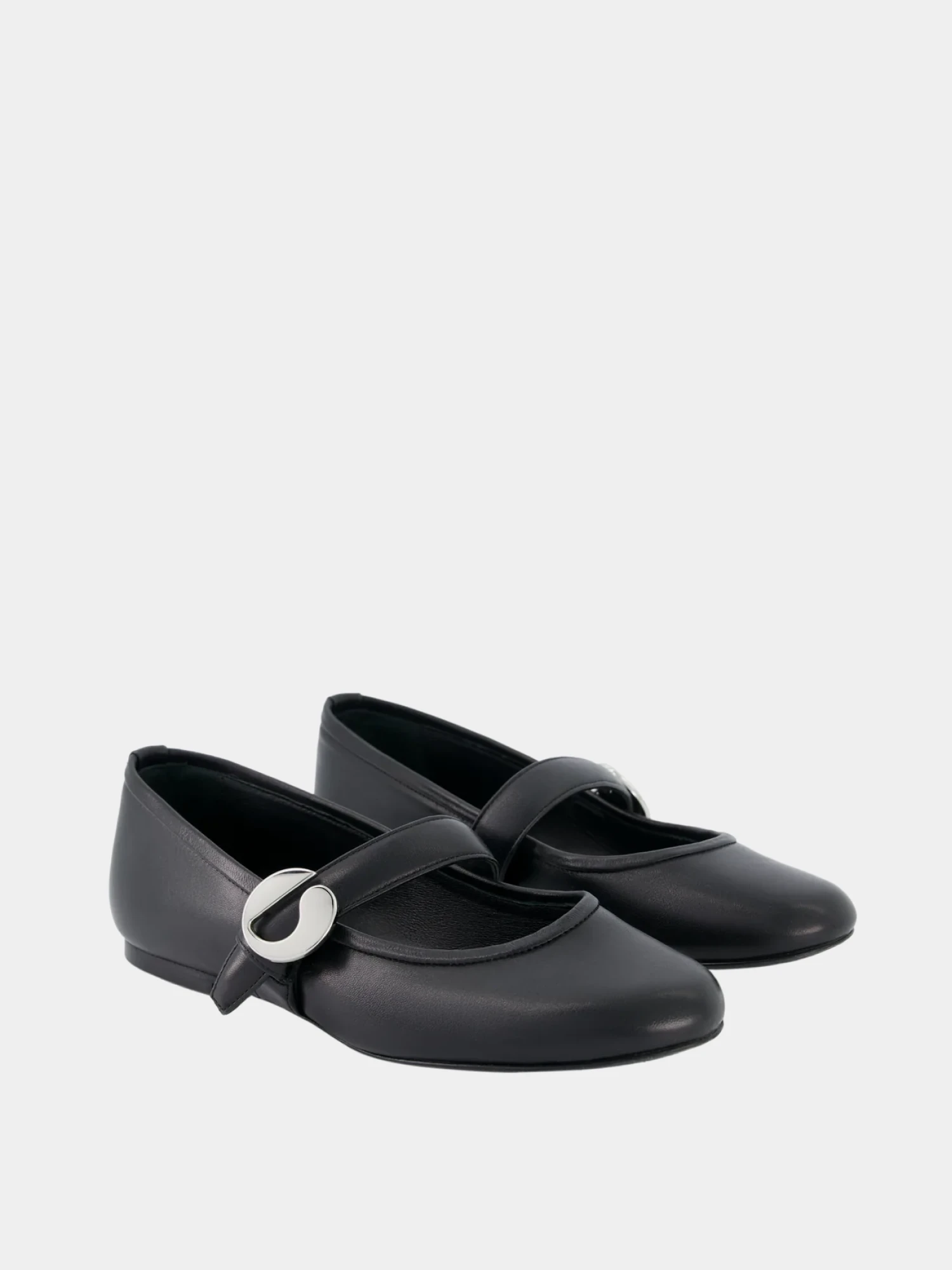 Женские Балетки Coperni Ballerina Belt Flat Black