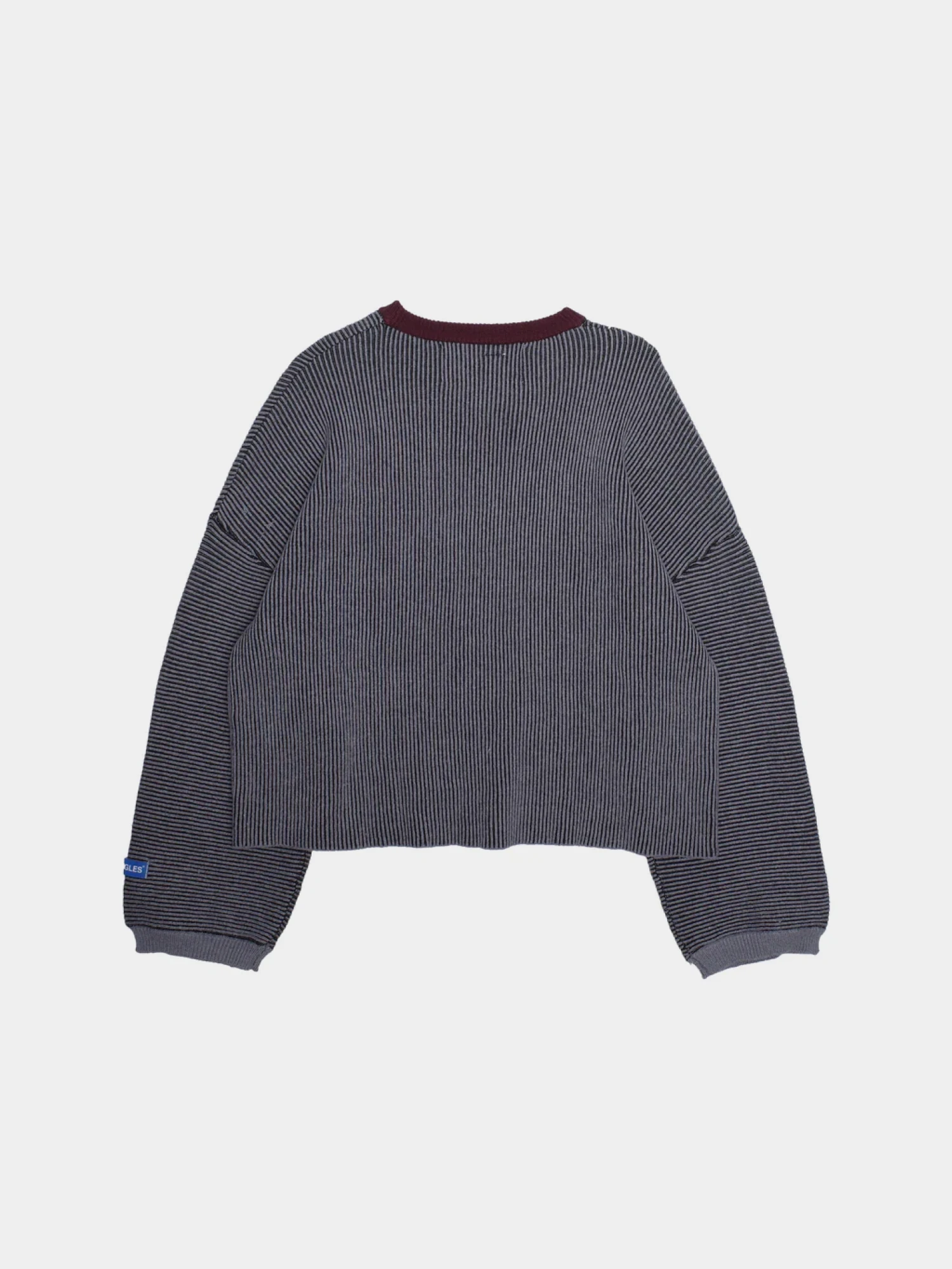 Свитер Jungles Jungles Two Tone Rib Knit Black Grey