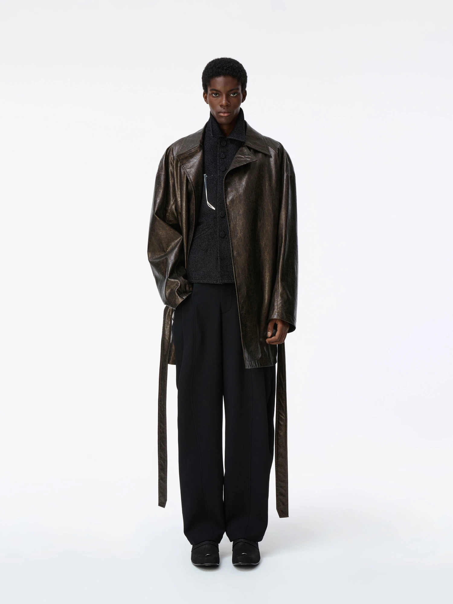 Плащ ADERERROR Jacket Product. 21 Brown