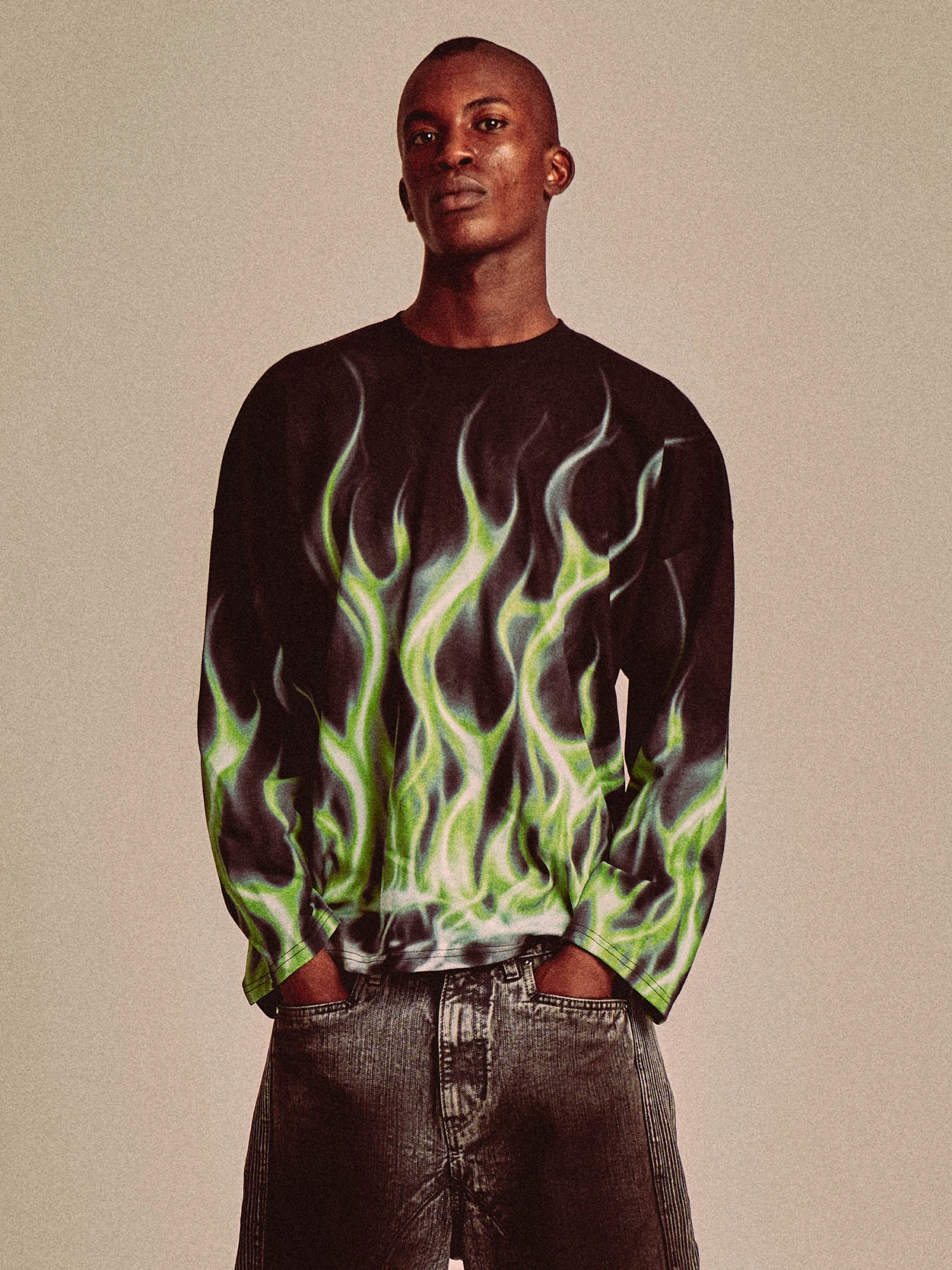 Лонгслив PDF La Flame Longsleeve Black