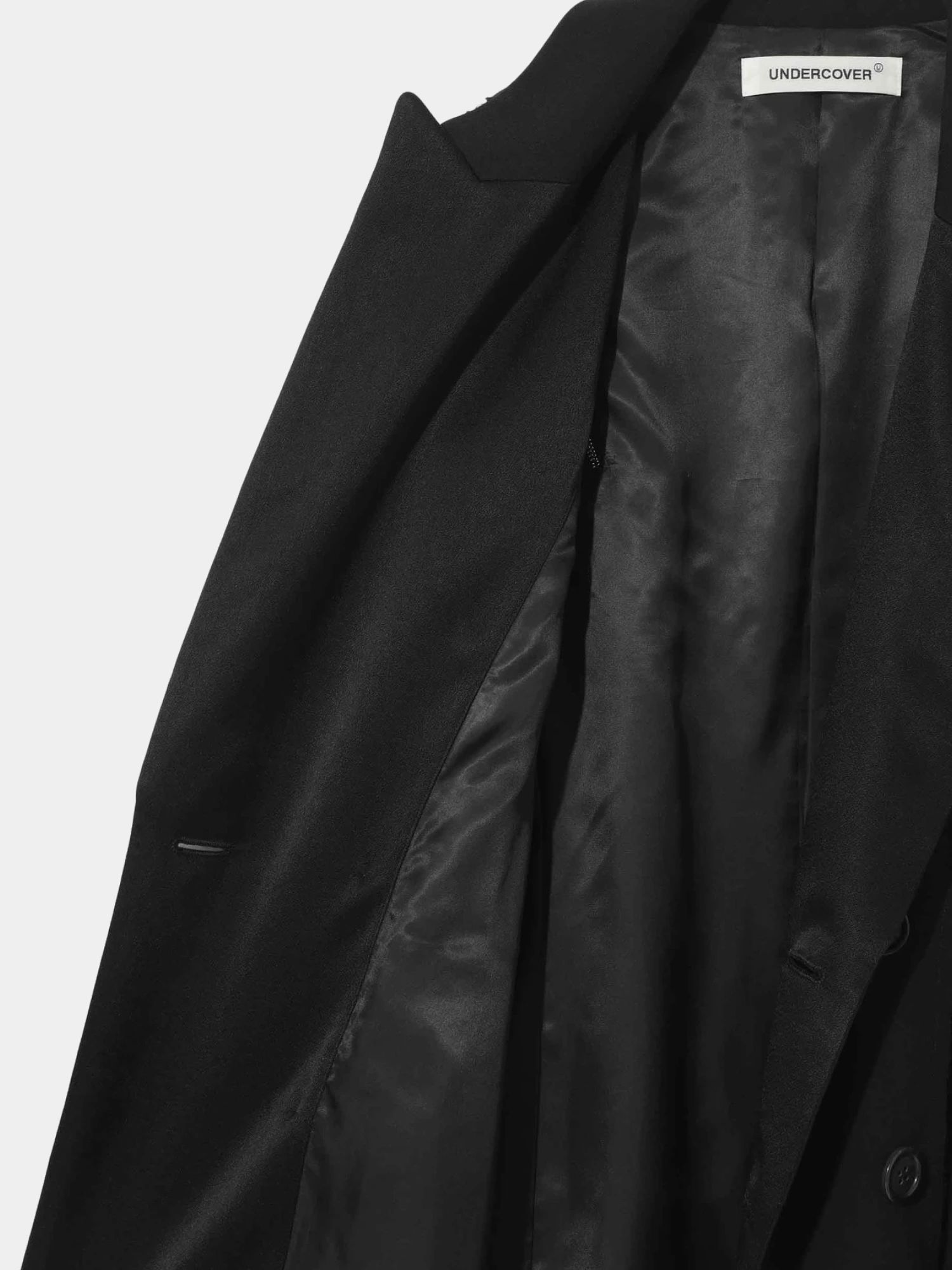 Женский пиджак UNDERCOVER Blend Inside-Out Satin Black