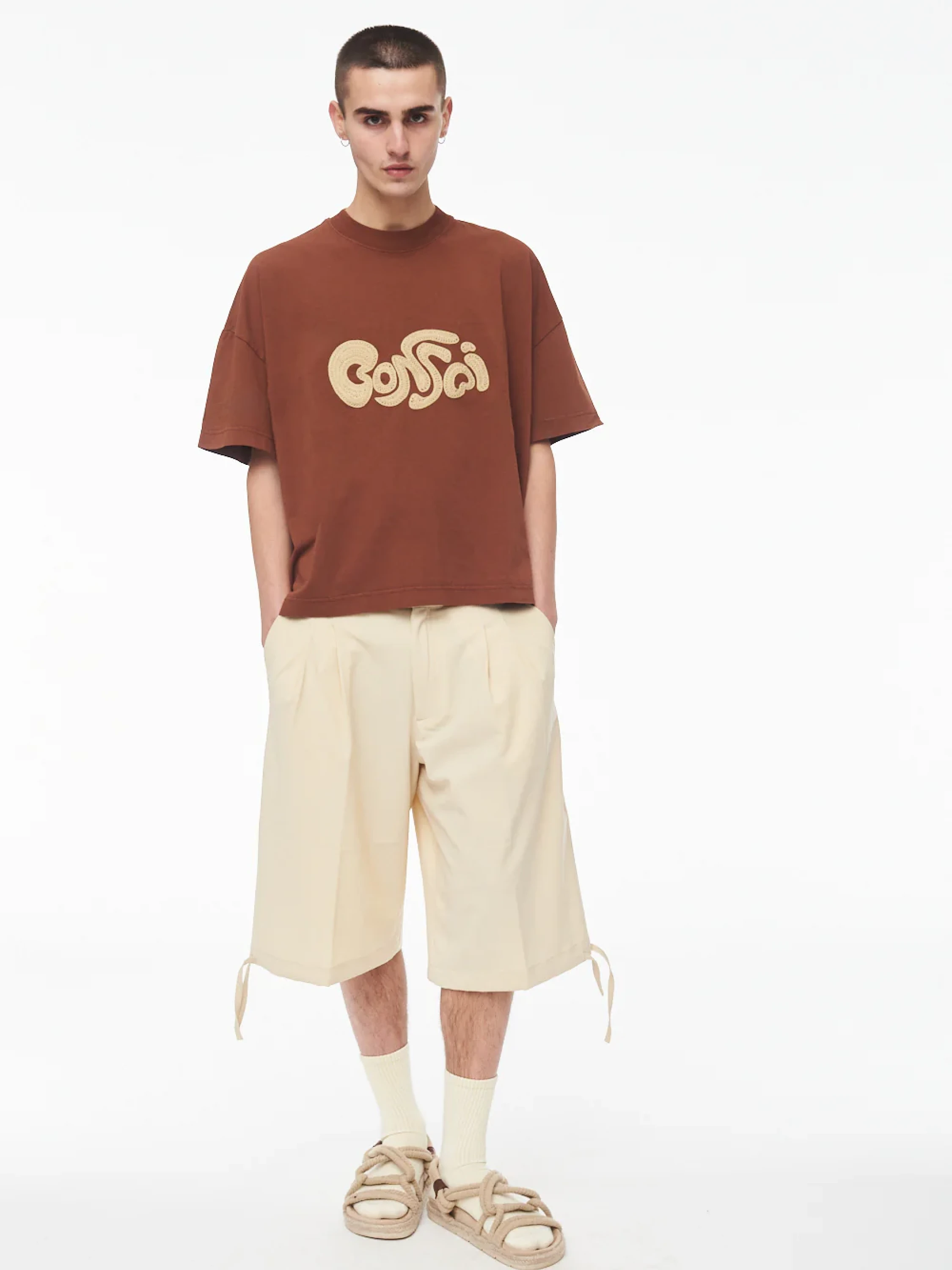 Футболка BONSAI Oversize Embrodery Graphic Ginger