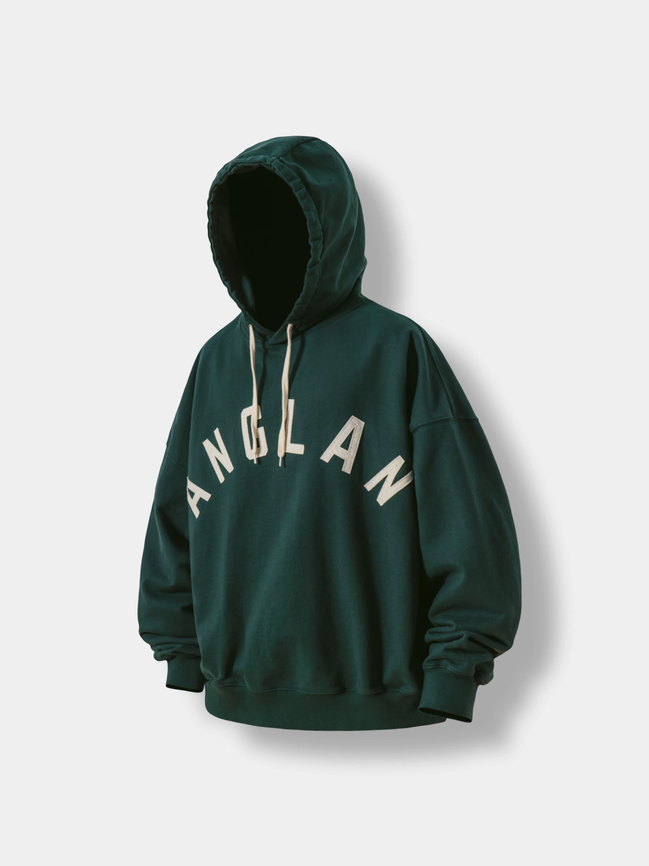 Худи ANGLAN Applique Heavy Sweat Hoodie Green