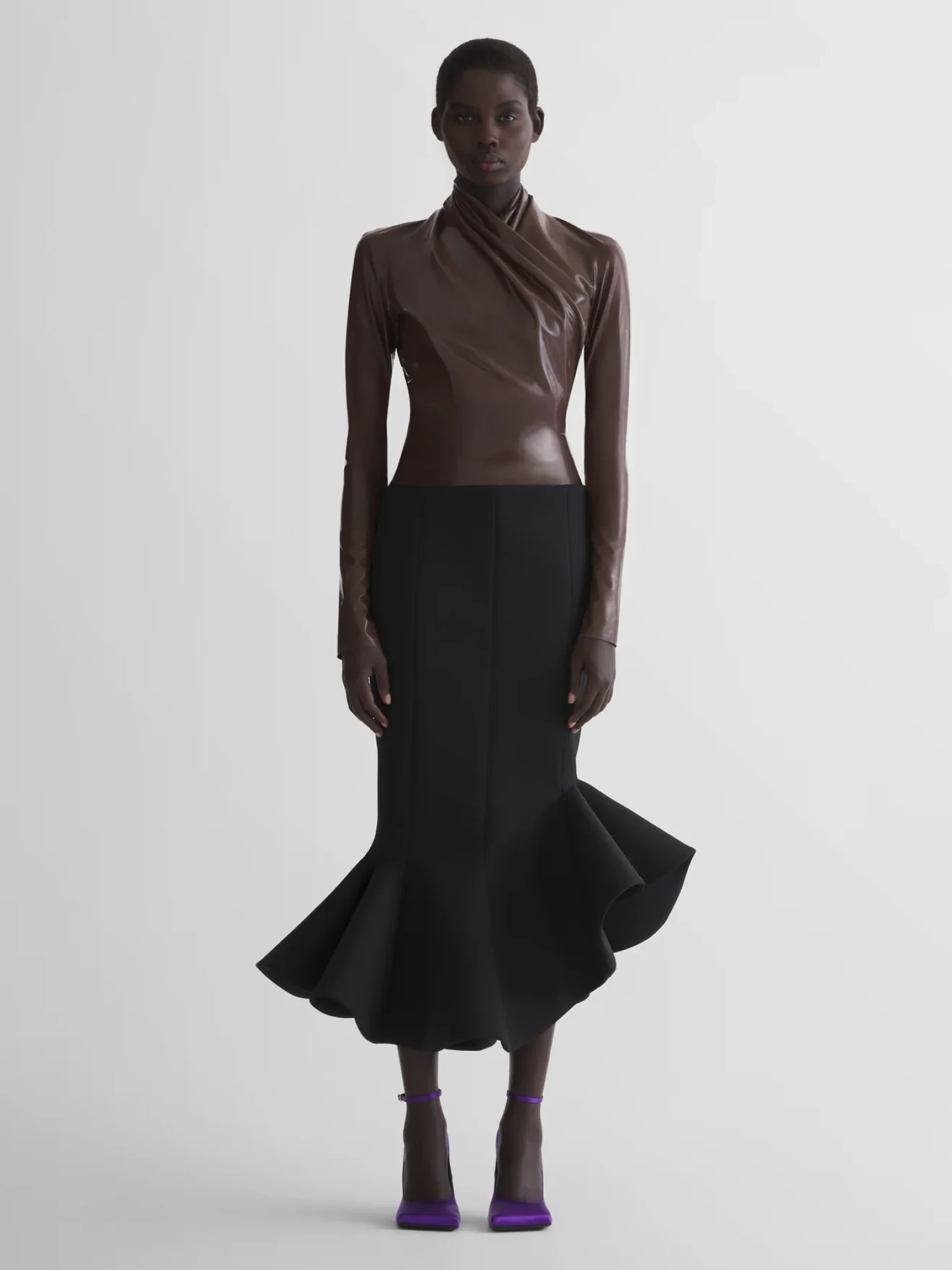 Женская юбка MUGLER Mermaid Black