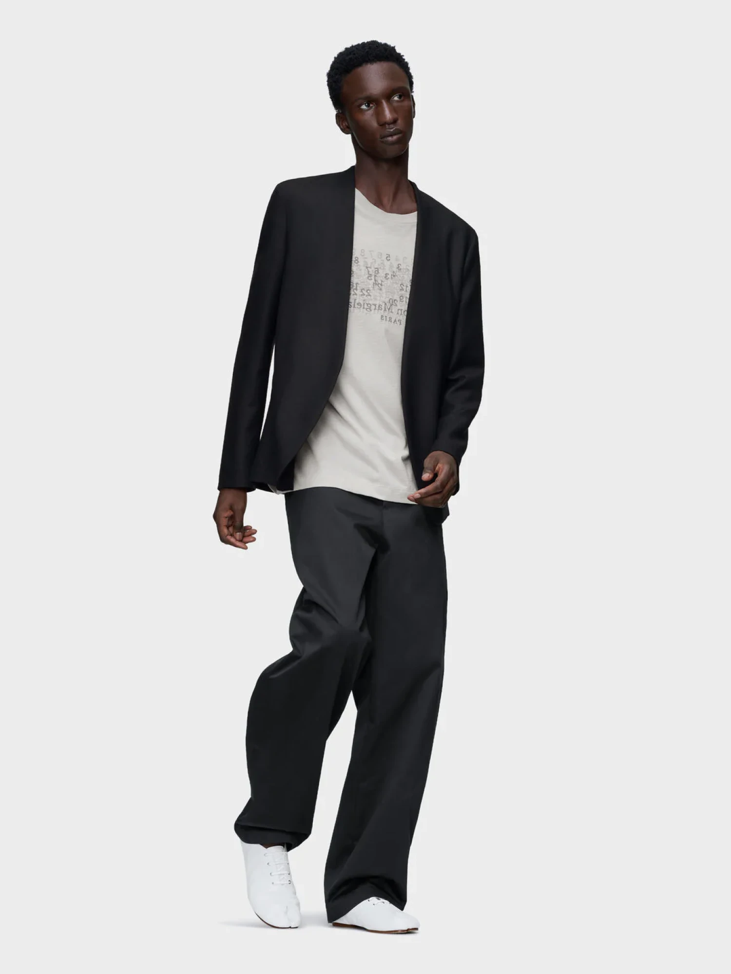 Футболка Maison Margiela Numbers Oversize Gray