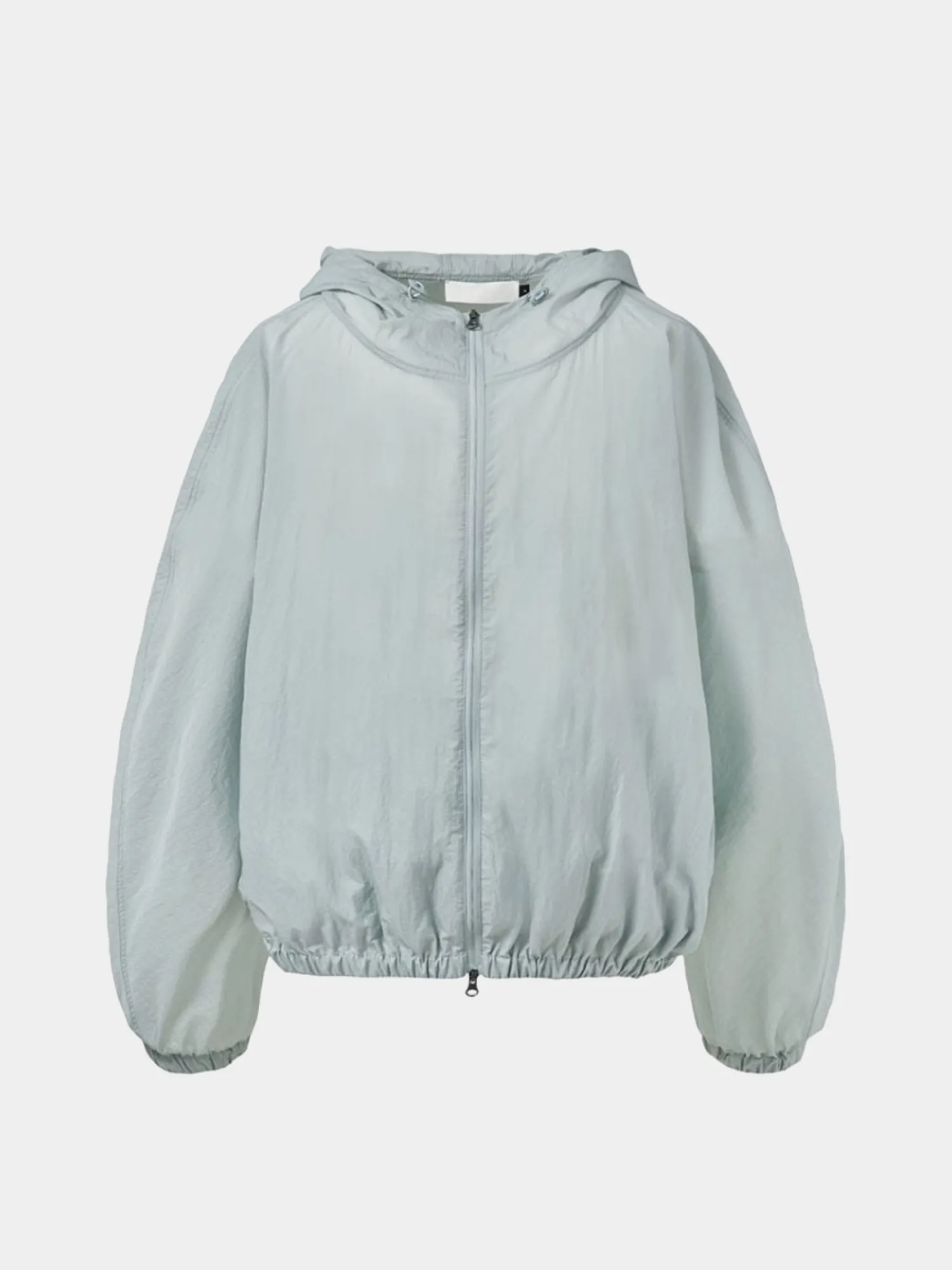 Ветровка AMOMENTO Sheer Nylon Raglan Hooded Blue