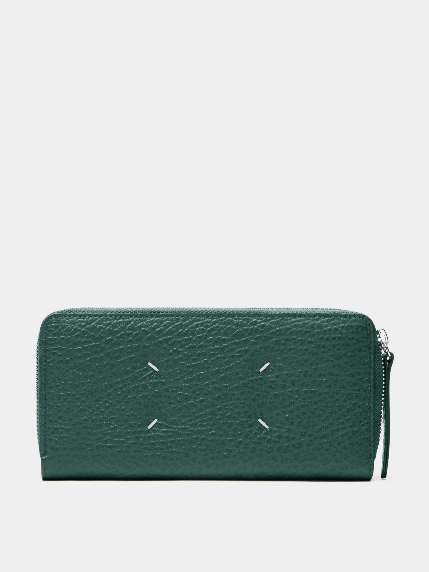 Кошелек Maison Margiela 4 Stitches Zip-Around Green