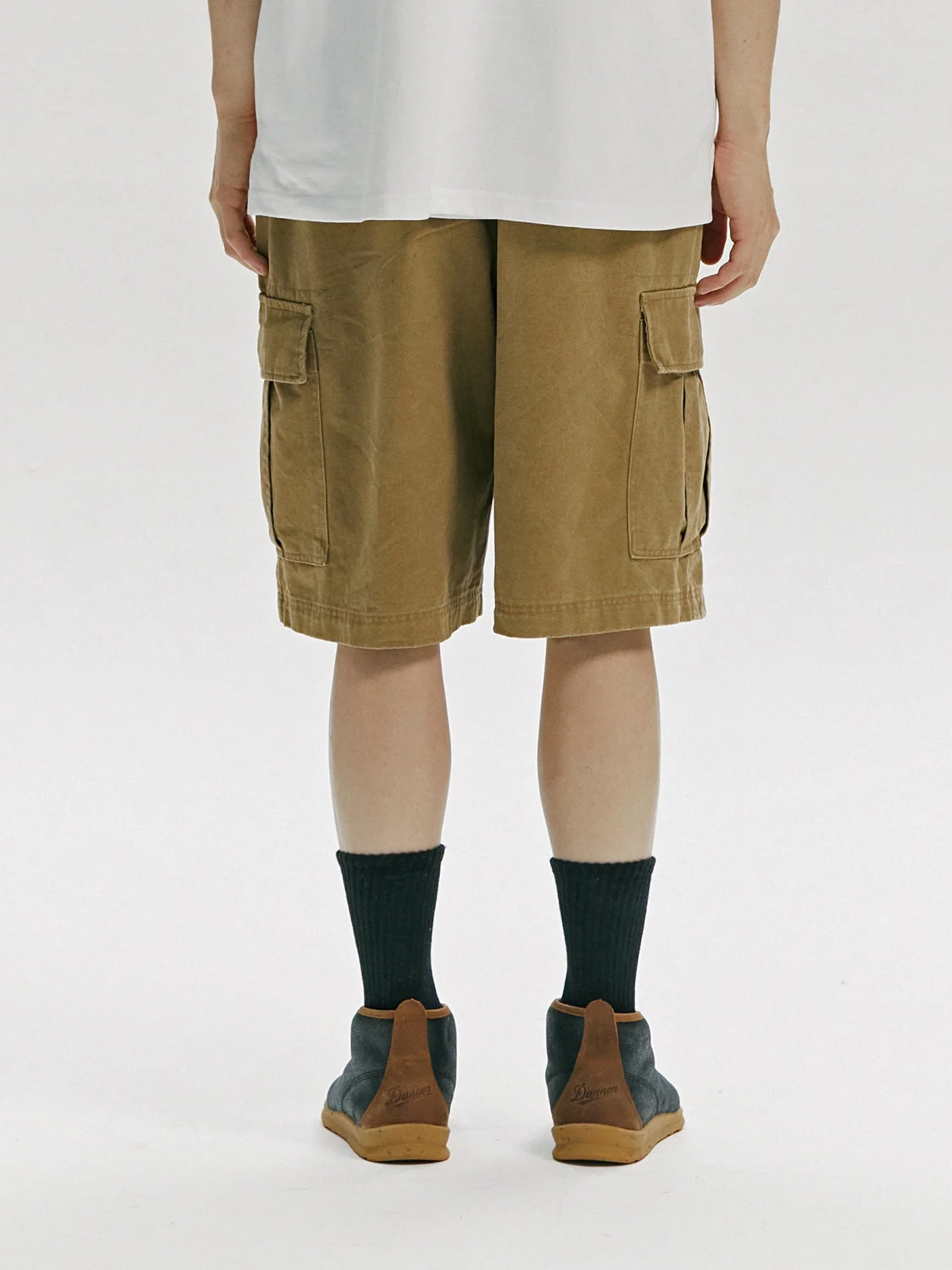Шорты FrizmWORKS Faded Cotton Cargo Tan