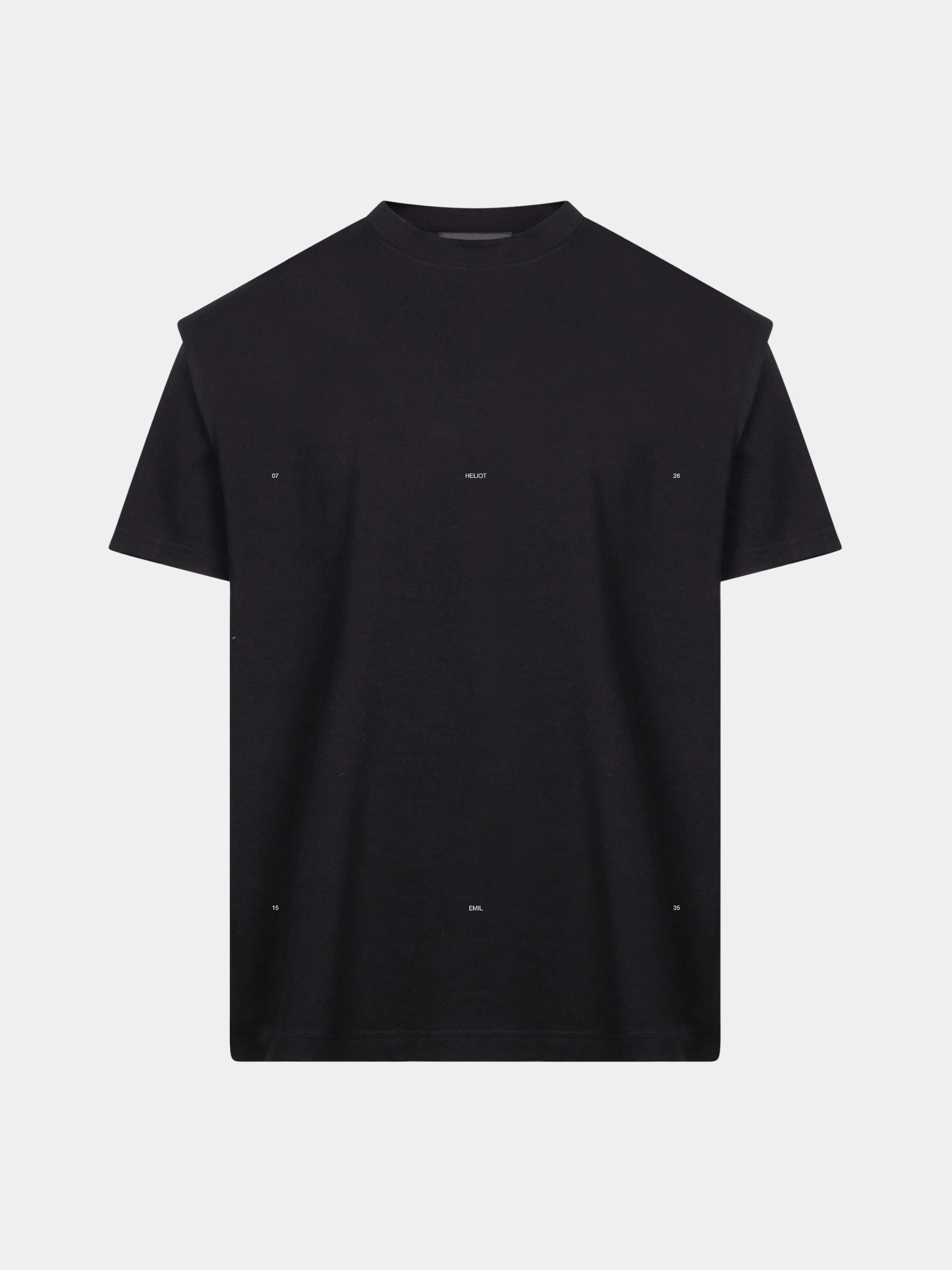 Футболка HELIOT EMIL Outline Logo Black