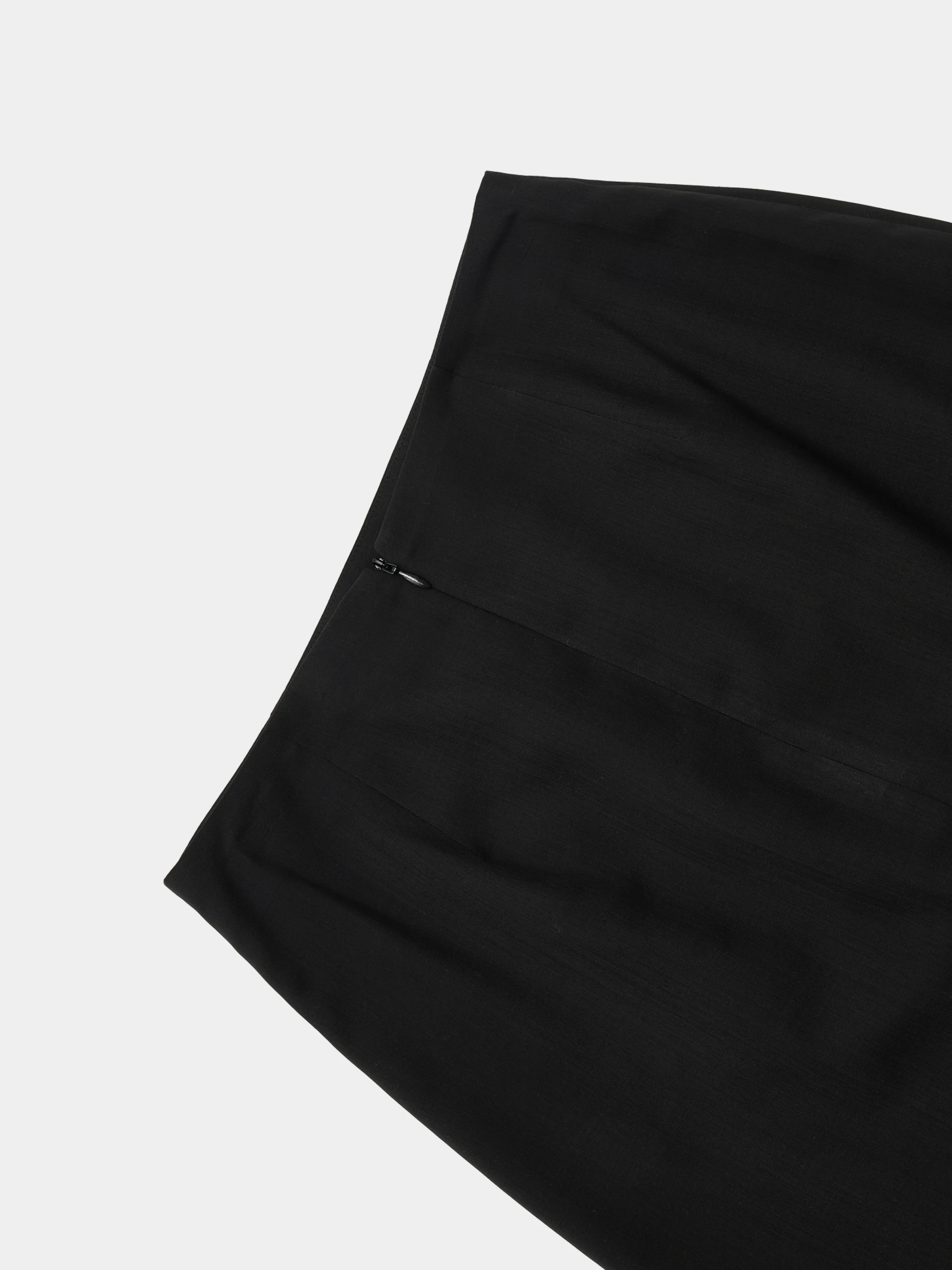 Женская юбка AMOMENTO Sheer Maxi Long Skirt Black