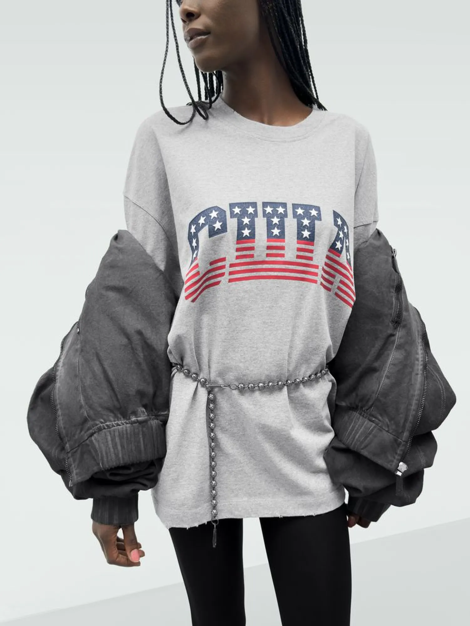Футболка MADFRENZY USA Grey