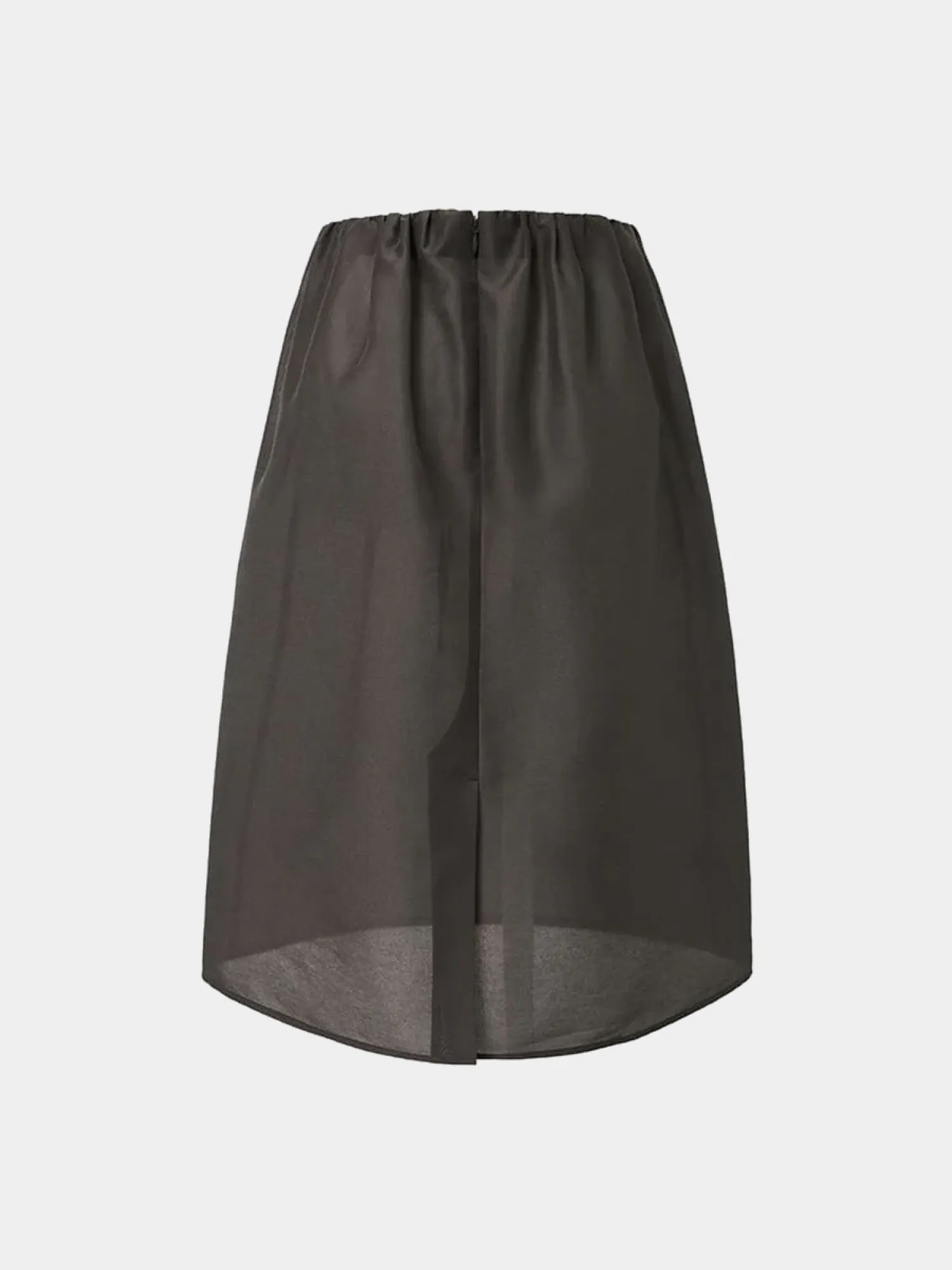 Женская юбка AMOMENTO Shirring Organza Charcoal
