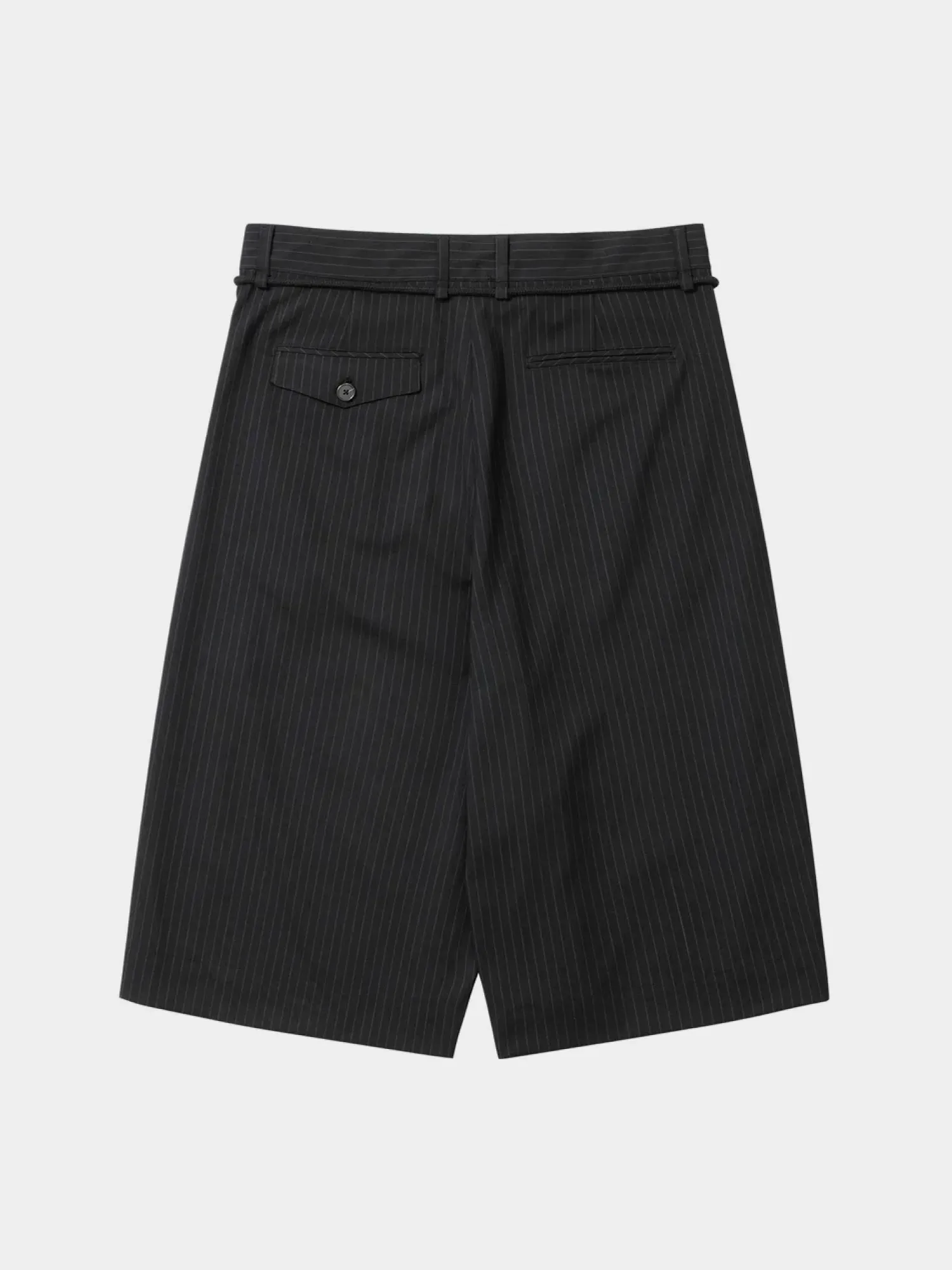 Шорты AJOBYAJO One Tuck Stripe Bermuda Black