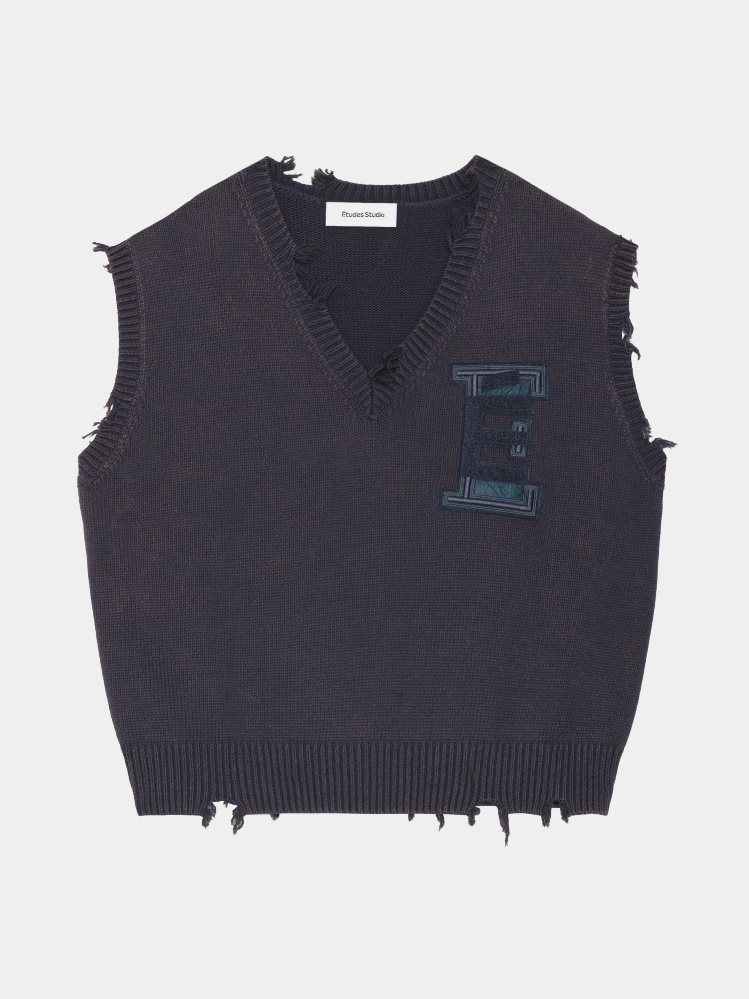Жилет Études Short Sleeves V-neck Navy