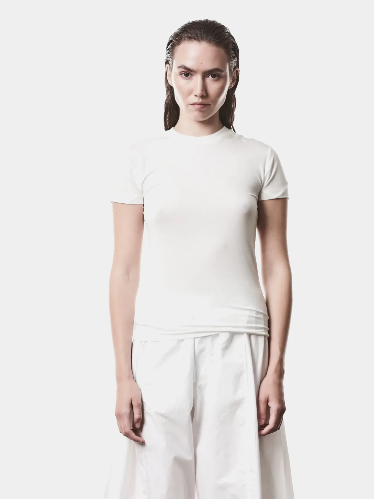 Женская футболка thom/krom W TS 621 Off White