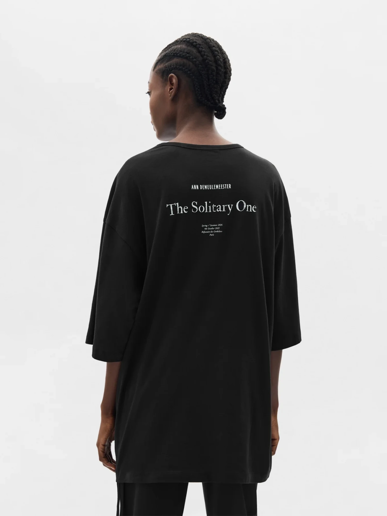 Футболка Ann Demeulemeester Dieter The Solitary One Black
