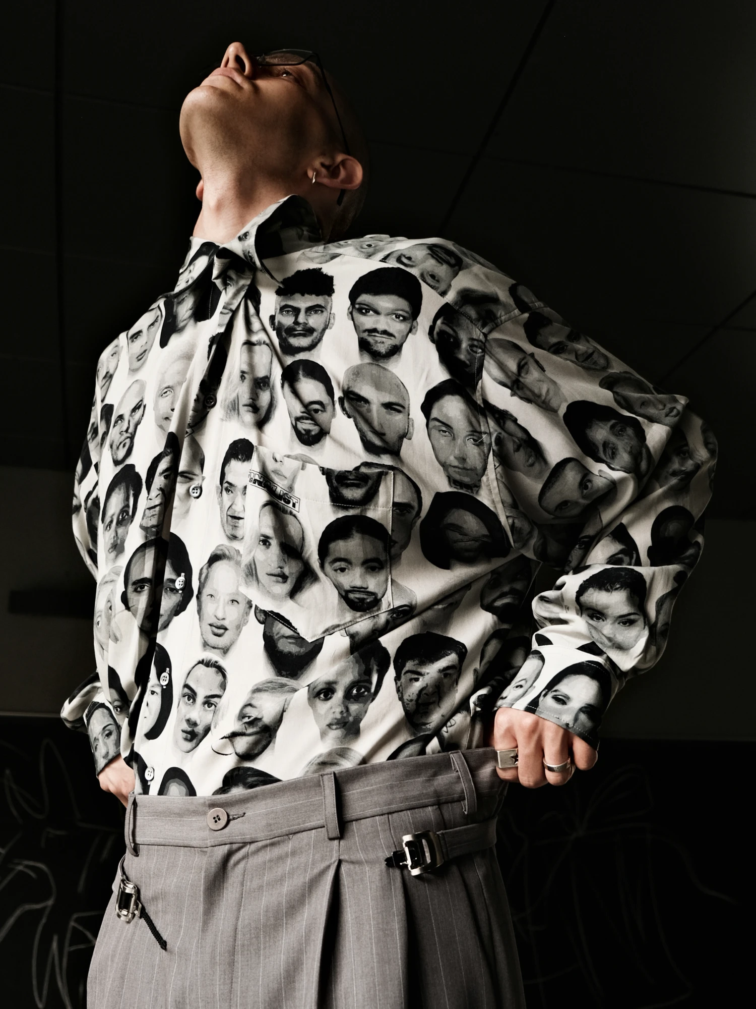 Рубашка Magliano Finalists Twisted Black/White