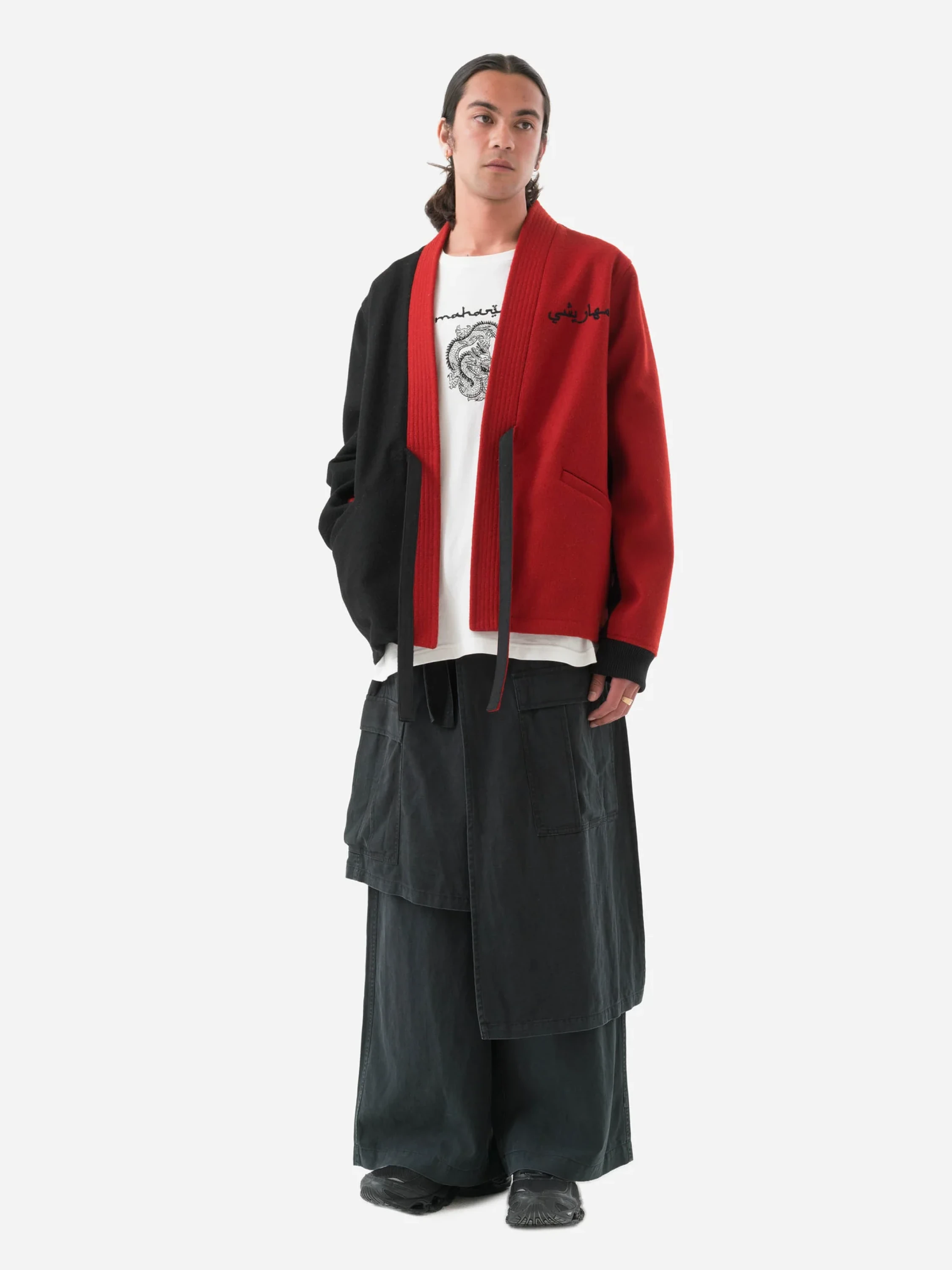 Кимоно MAHARISHI 5236 Thar Dragon Stadium Black/Red